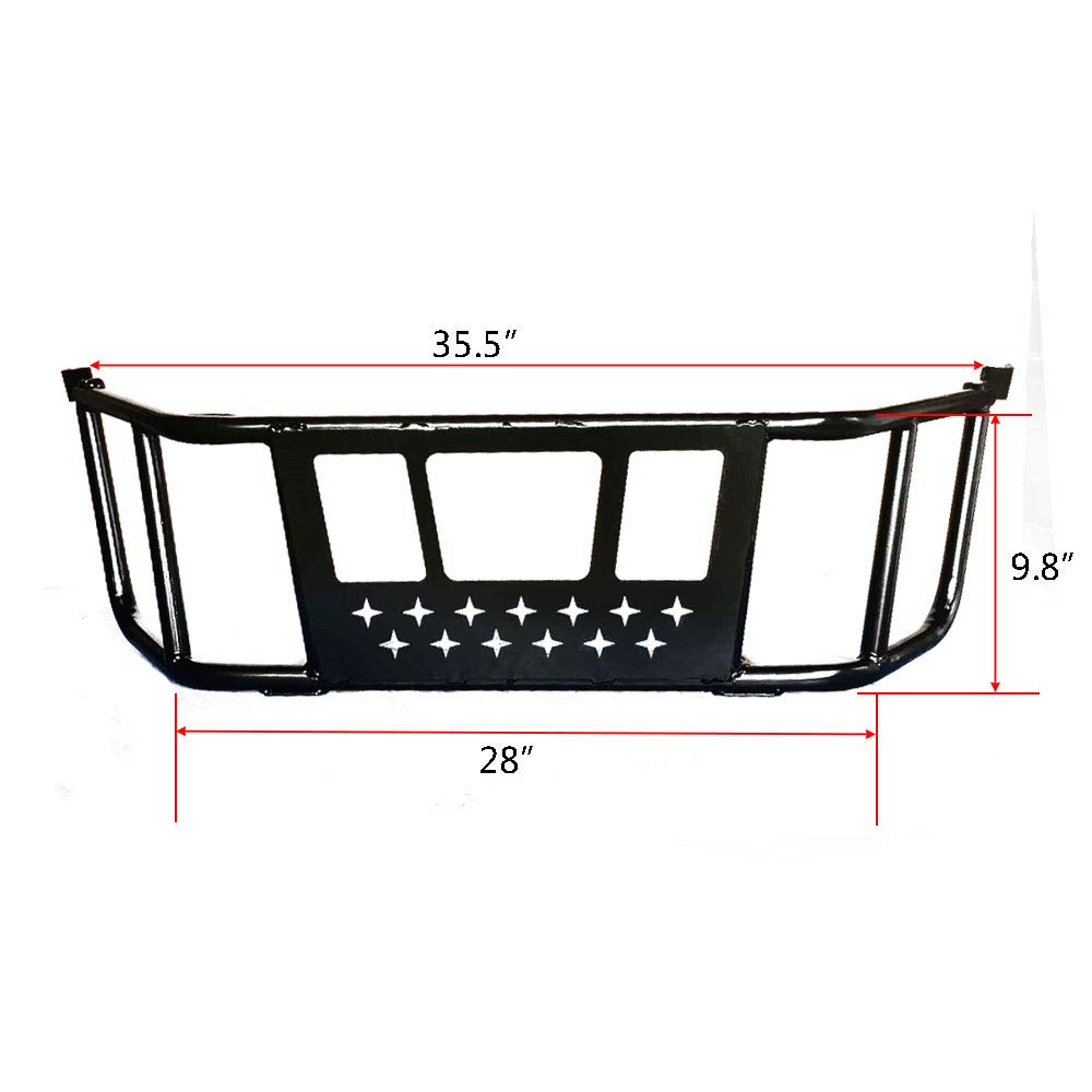 Durable Steel Tailgate Bed Extender & Enclosure for Honda Talon 1000X, 1000R, 1000X-4 (2019-2021 Models) - Heavy-Duty Rear Back Protection for Off-Roading & Hauling