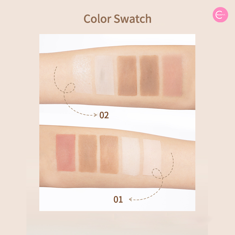GALIMARD Duality Contour Palette - Professional Makeup Contouring Kit for Cheeks, Nose & Jawline - Cruelty Free & Vegan - Perfect for Everyday Makeup & Special Occasions