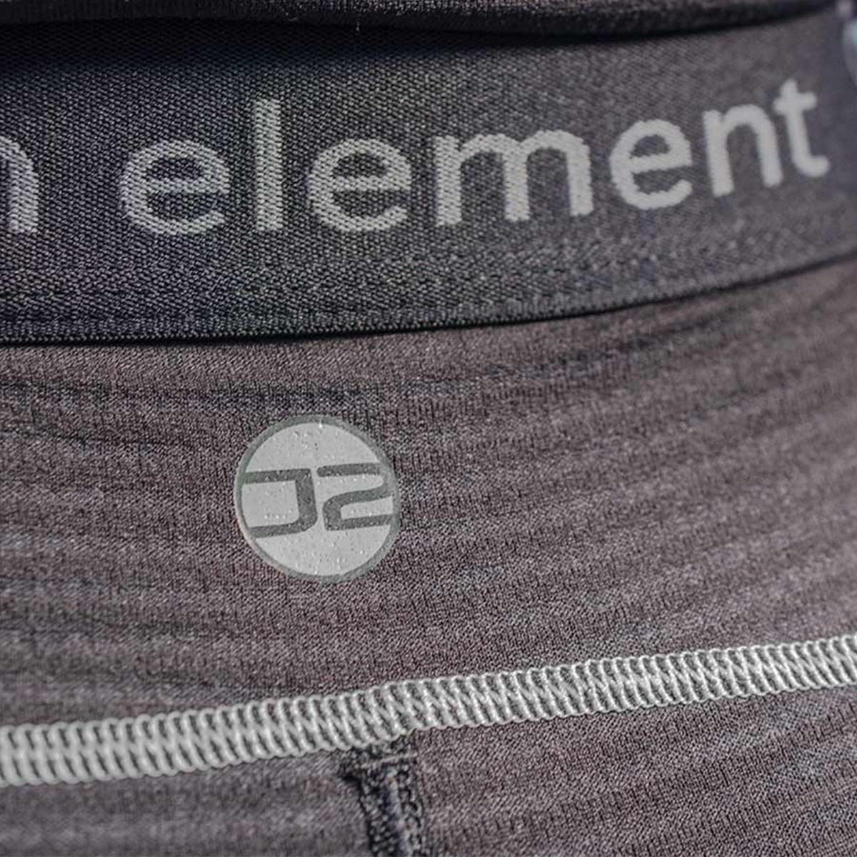 Fourth Element J2 Leggings for Men - Grey & Black Thermal Base Layer - Scuba Diving, Surfing & Cold Weather Outdoor Activities