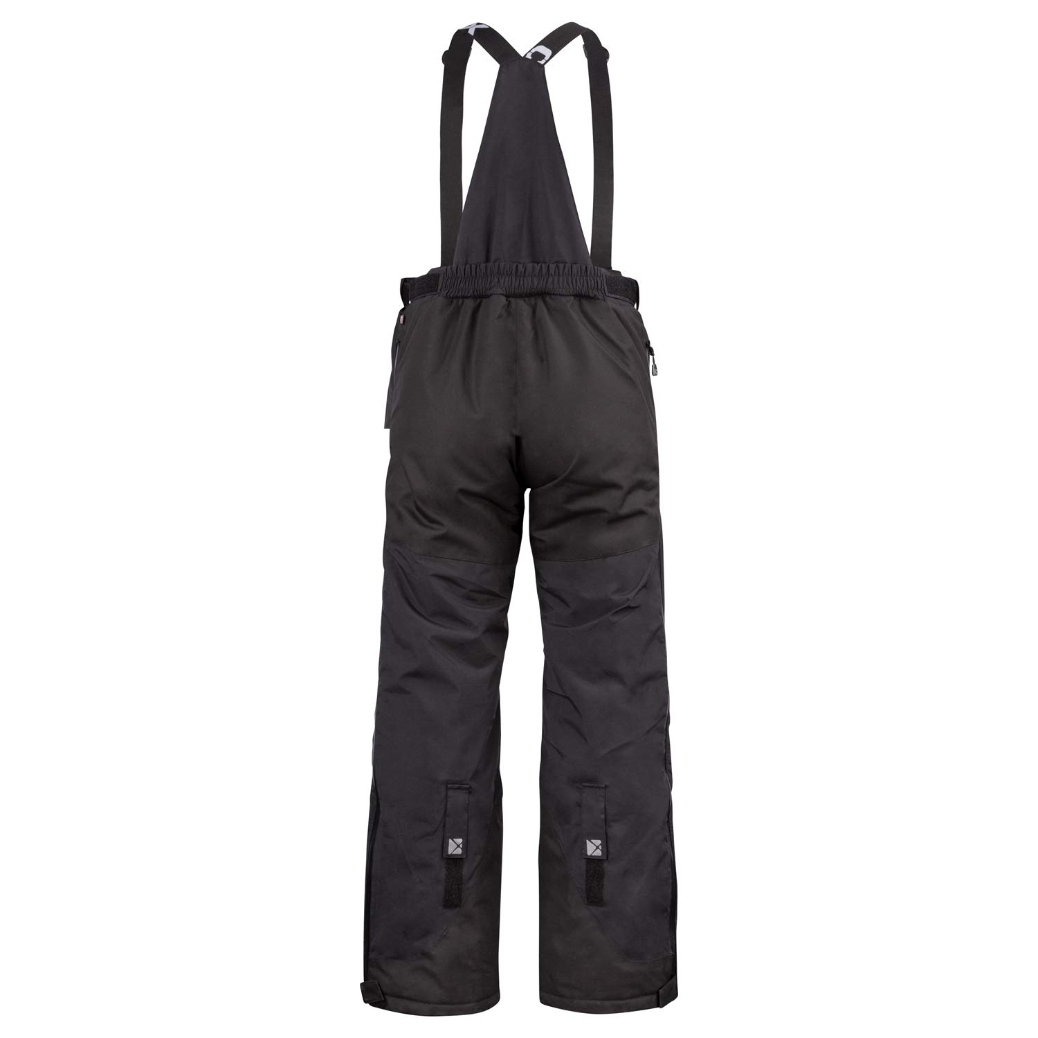 CKX Men's Alaska Pants - Winter Snowmobile Bib Overalls, Waterproof Insulated Snow Pants for Cold Weather, Size Large Black - Ideal for Snowboarding, Skiing & Outdoor Adventures