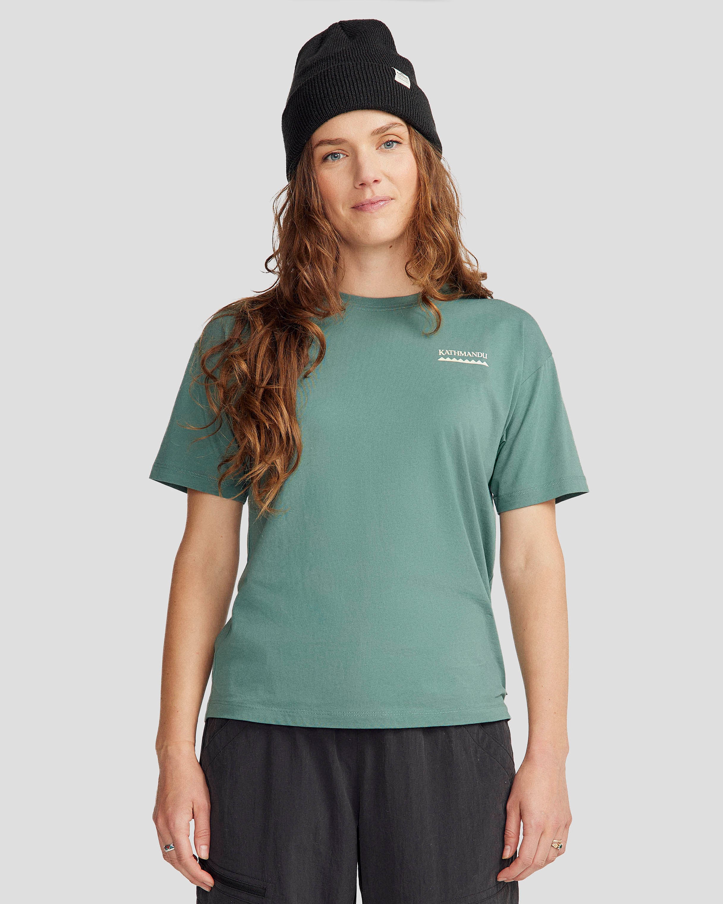 Women's Heritage Organic Cotton T-Shirt - Light Forest Green | Soft & Breathable Eco-Friendly Tee for Casual Wear & Outdoor Activities