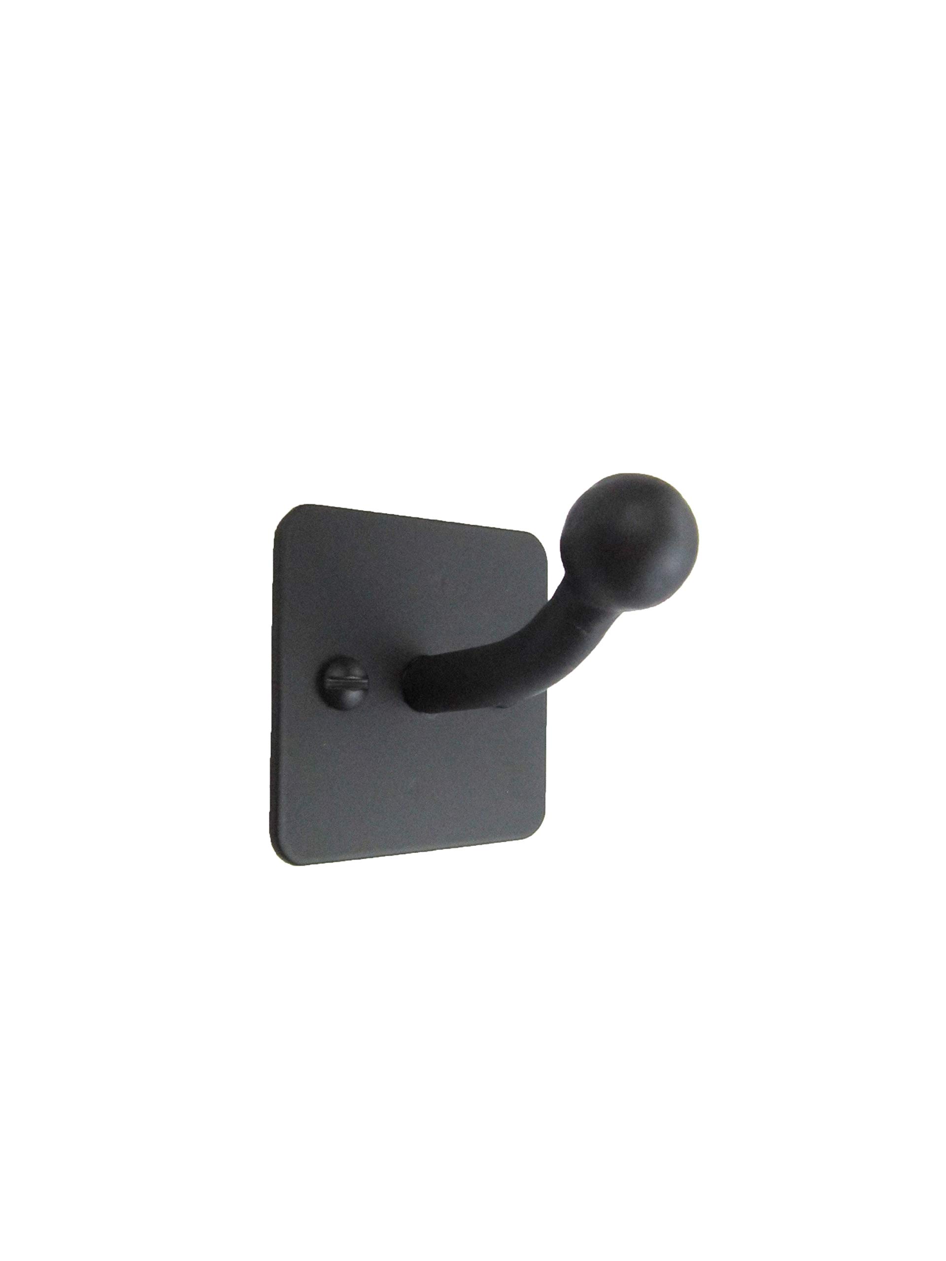 Vintage Farmhouse Iron Ball Hook - SBHH10 - Rustic Wall Hooks for Coats, Hats & Home Decor - Perfect for Entryway, Kitchen & Bathroom Organization