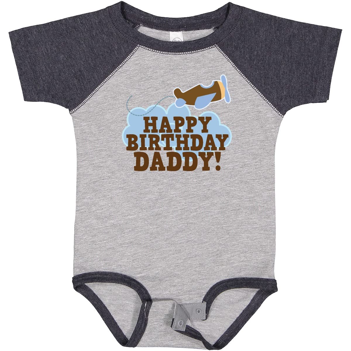 Inktastic Happy Birthday Daddy Baby Bodysuit - Cute Outfit for Newborns & Infants - Perfect for Birthday Parties, Photo Shoots & Special Occasions