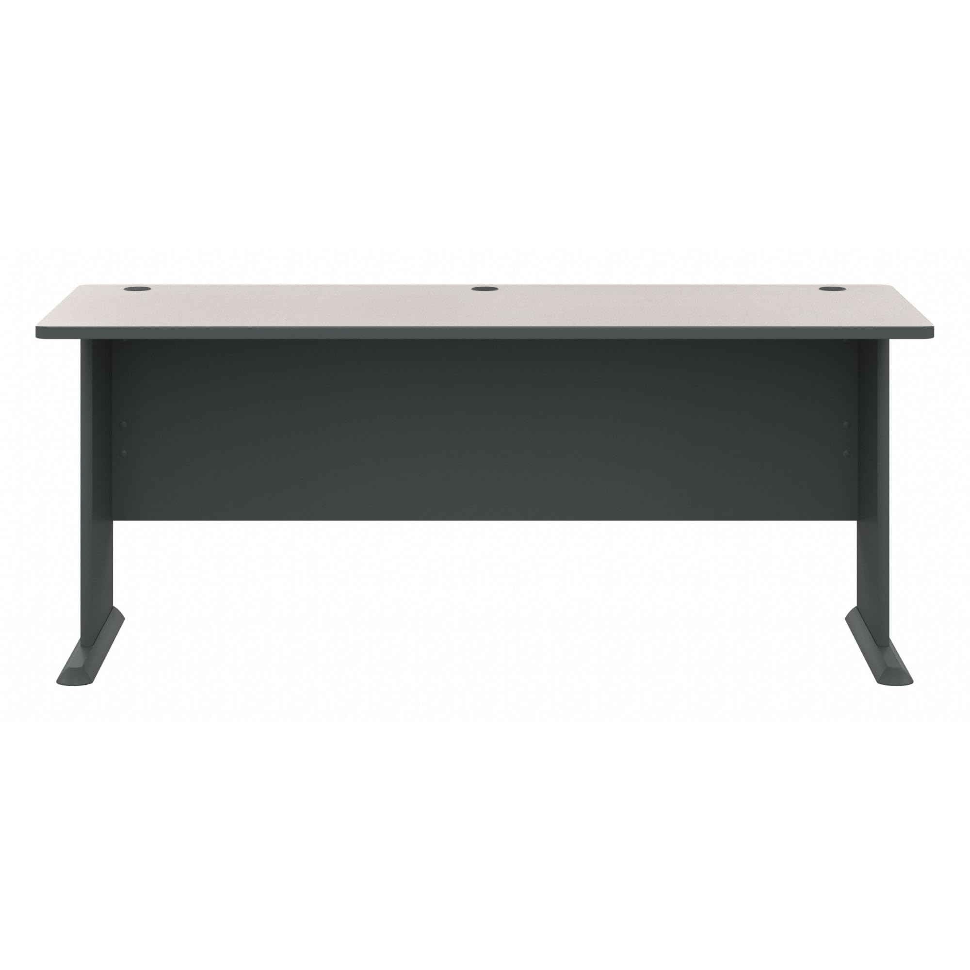 Bush Business Furniture Series A 72W Office Desk - Slate & White Spectrum Finish | Modern Workstation for Home Office, Study Room & Corporate Spaces