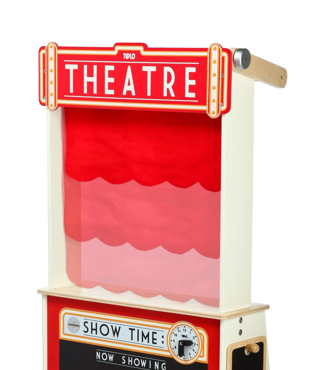Wooden Play Shop & Theatre - Kids Pretend Play Store for Imaginative Role Play - Perfect for Home, Classroom & Daycare Activities
