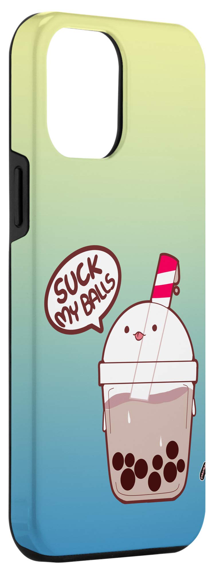 iPhone 12 Pro Max Bubble Tea Cute Phone Case - Trendy Boba Tea Design Protective Cover for Girls & Teens | Perfect for School, Work, and Daily Use