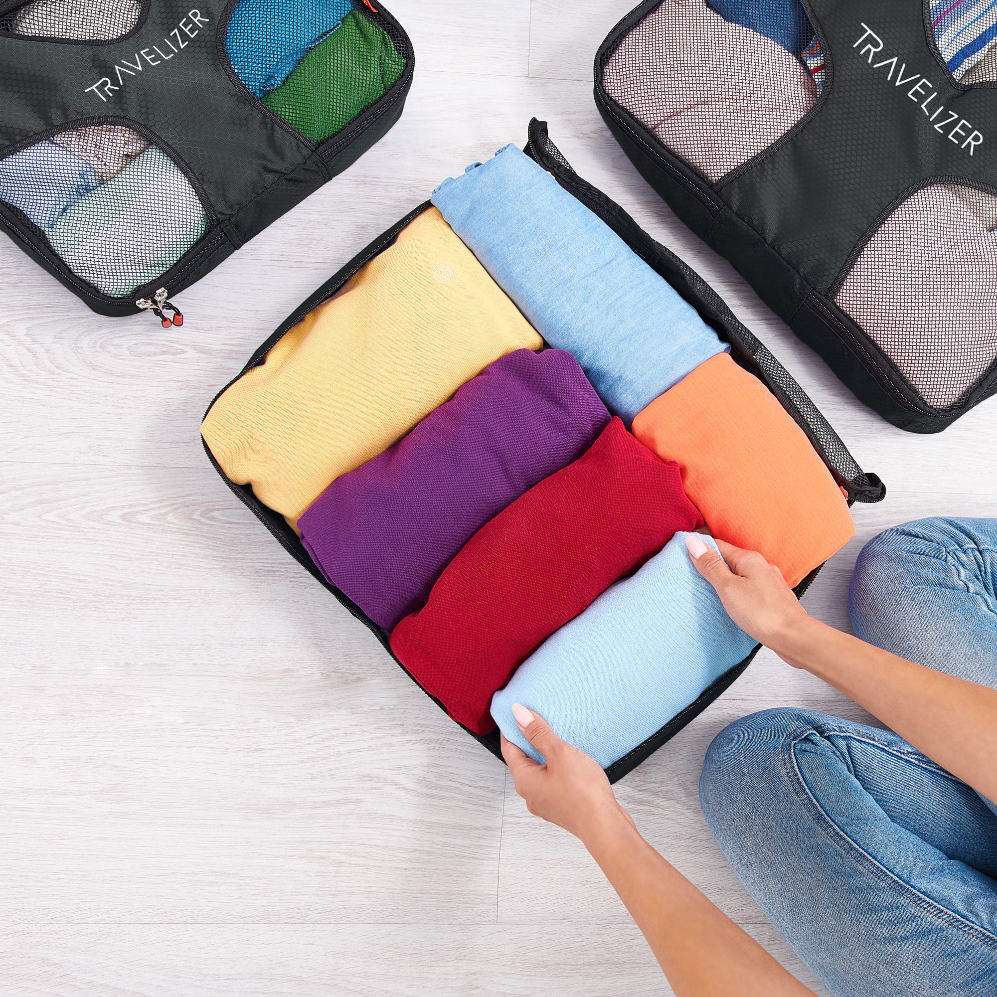 5-Piece Travel Packing Cubes Set - Lightweight Luggage Organizers for Suitcases & Backpacks | Perfect for Business Trips, Vacations & Weekend Getaways