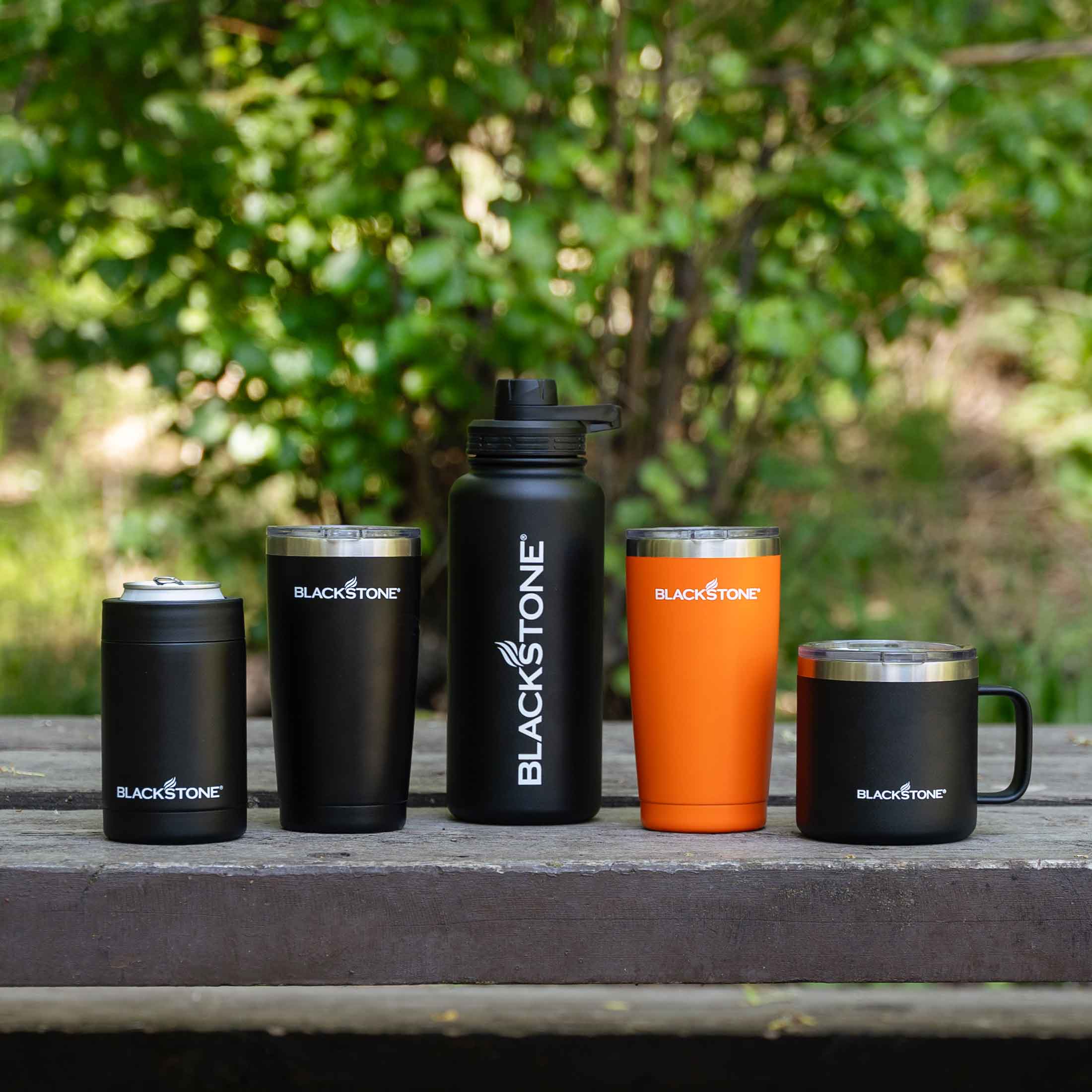 Blackstone Insulated Mug - 20oz Stainless Steel Vacuum Travel Tumbler with Lid, Leak-Proof & Sweat-Proof - Keeps Drinks Hot/Cold for Hours - Perfect for Coffee, Tea, Camping, Office & Outdoor Activities