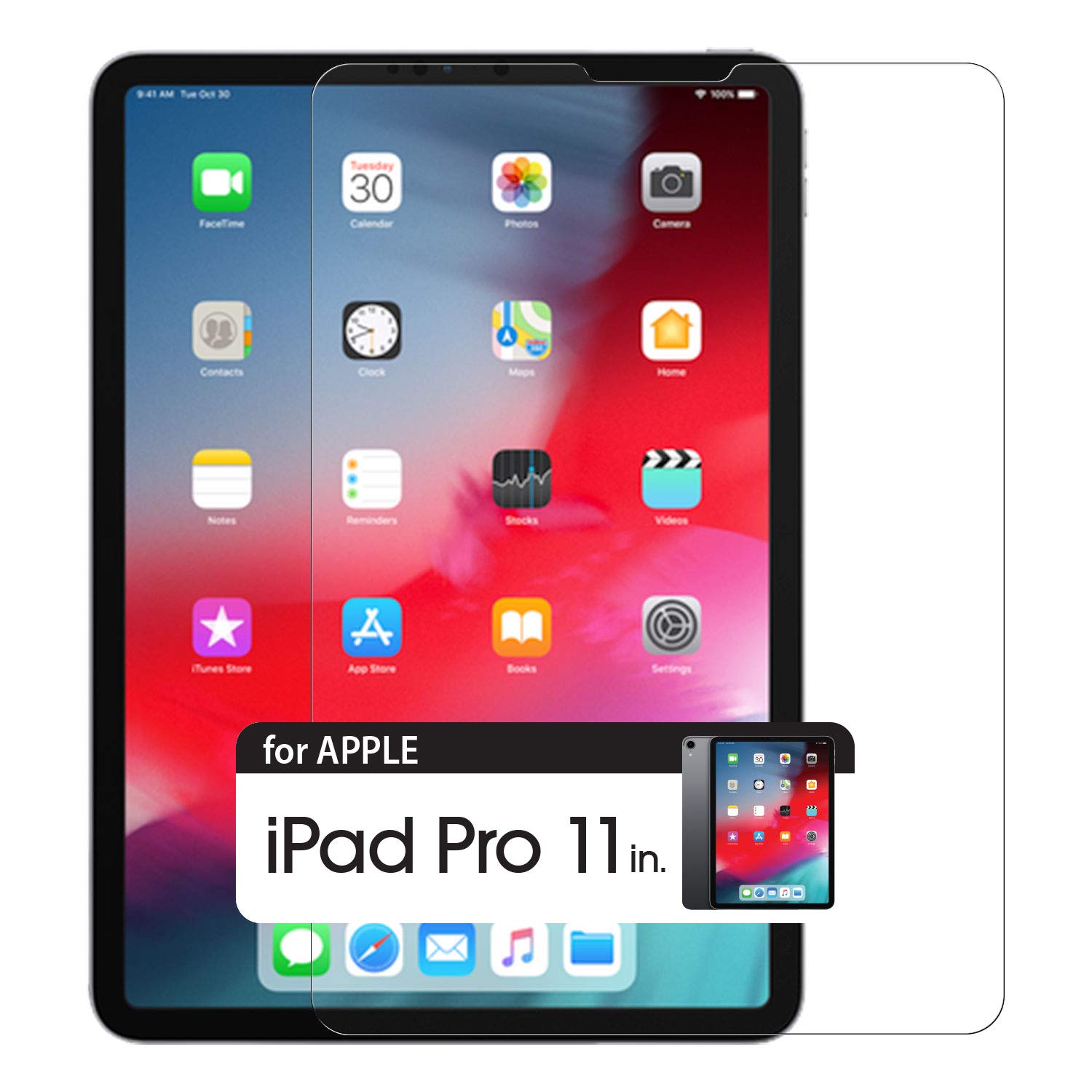 Cellet Tempered Glass Screen Protector for iPad Pro 11-inch (2021/2022) - Case Friendly, Bubble Free, 0.3mm Ultra-Thin, Apple Pencil Compatible - Perfect for Work, Study & Entertainment Protection