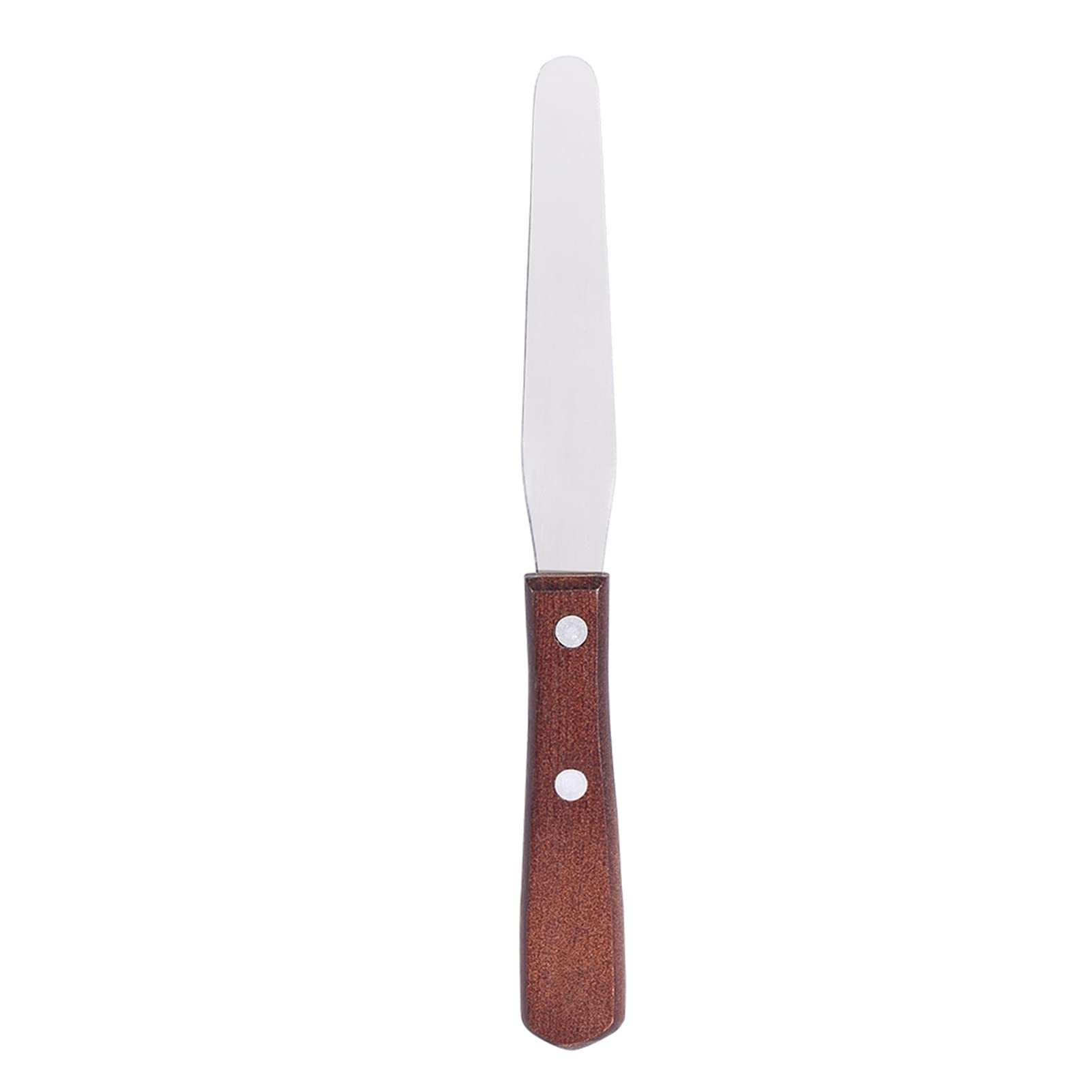 Professional Metal Wax Spatula with Wooden Handle - Wax Mixing & Application Tool for Body Hair Removal - Perfect for Salon, Spa & At-Home Waxing