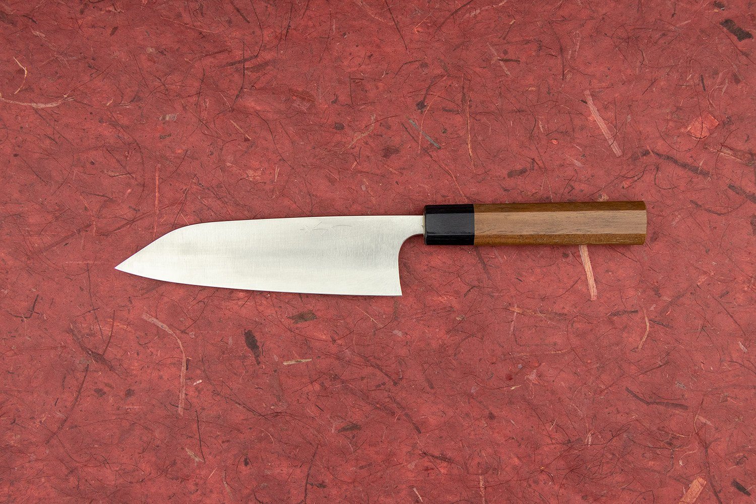 Premium Shibata Koutetsu Type 3 AS Migaki Santoku Knife 165mm - Japanese High-Carbon Steel Chef Knife for Precision Slicing, Dicing & Chopping - Perfect for Home Cooks & Professional Kitchens