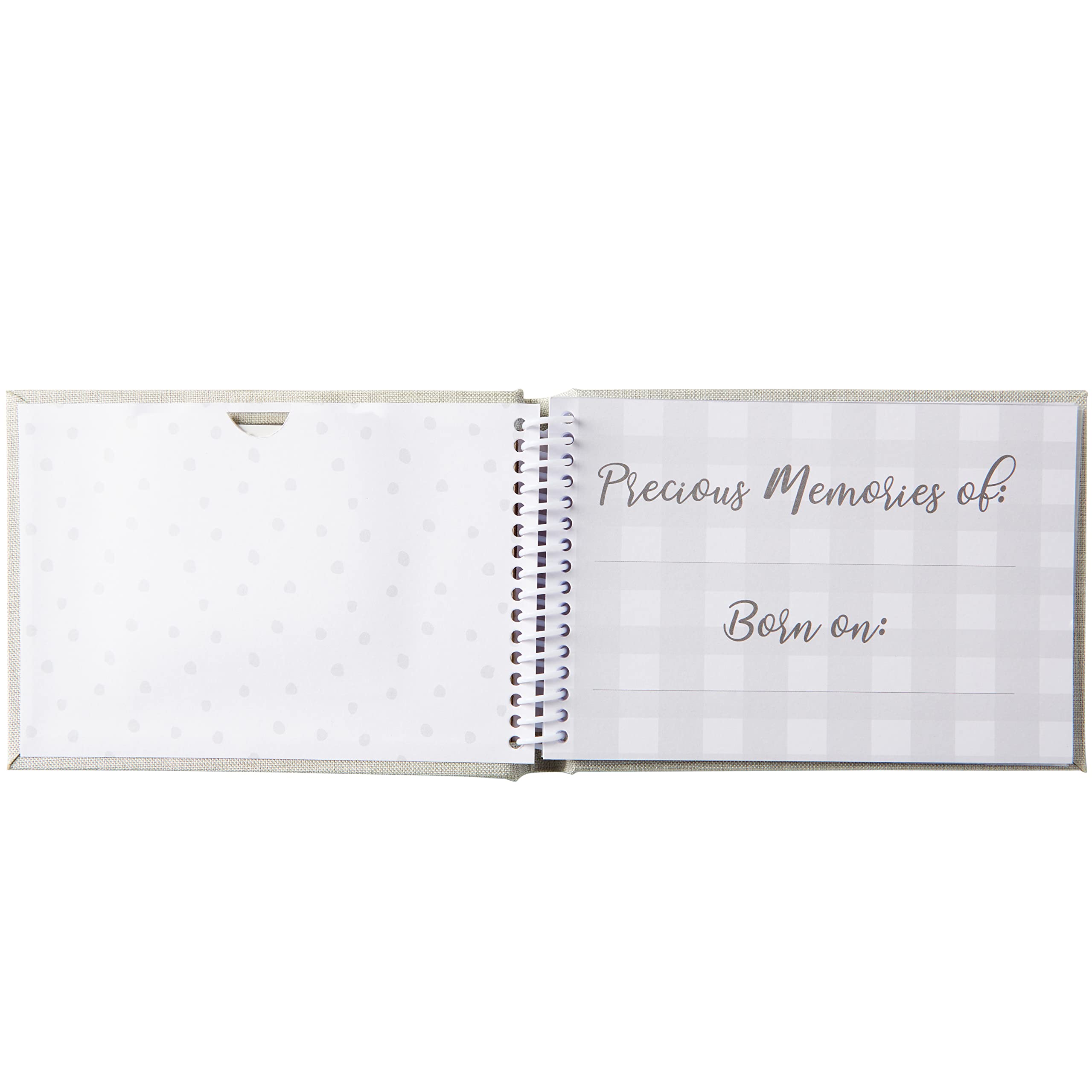 Gender Neutral Welcome Baby Brag Book Photo Album for 4x6 Photos - 7.05