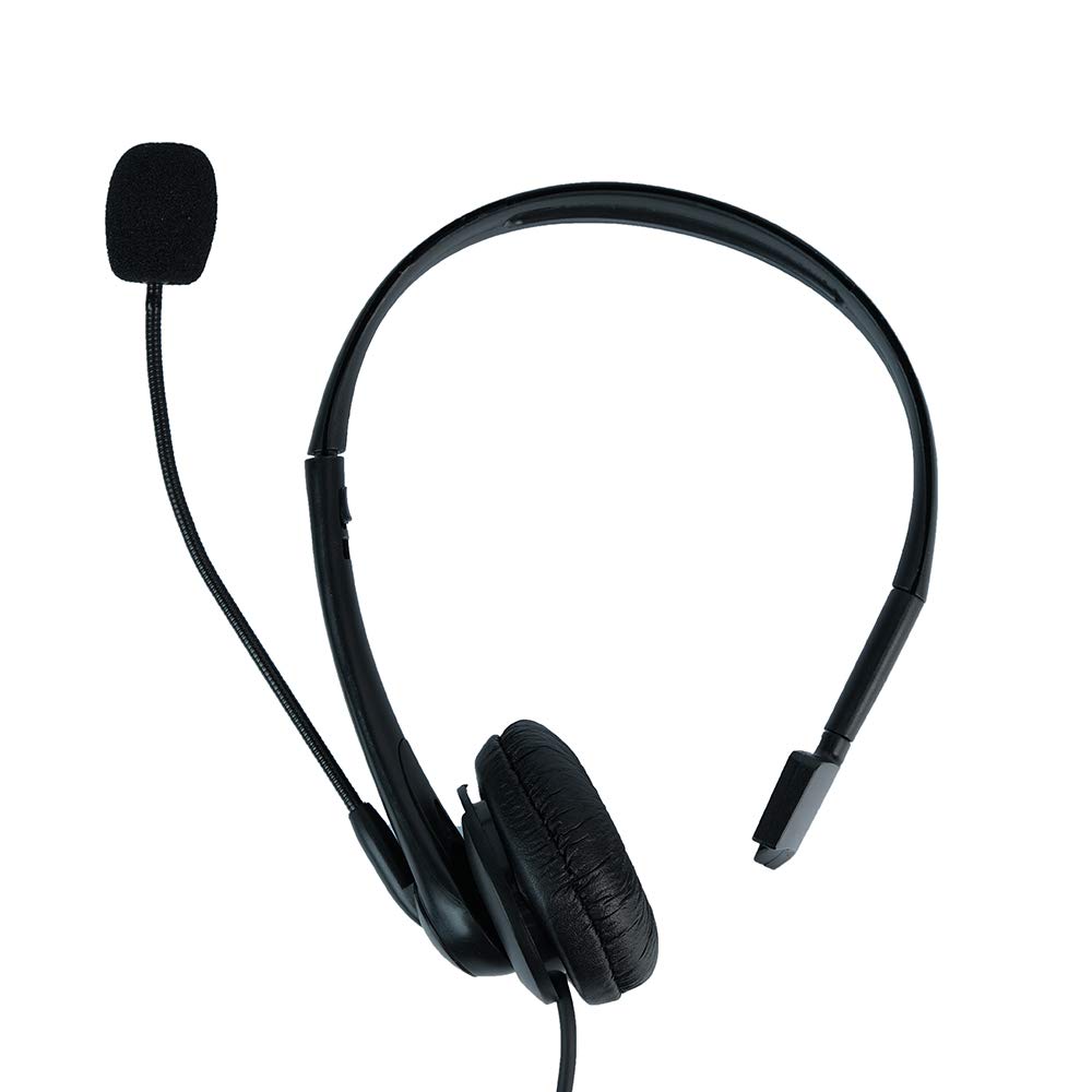 Noise Cancelling 2 Pin Earpiece Headset for Motorola Walkie Talkie & 2 Way Radio - Compatible with CLS1110, CLS1410, CP200 - Overhead Headphones for Clear Communication in Construction, Security & Outdoor Activities