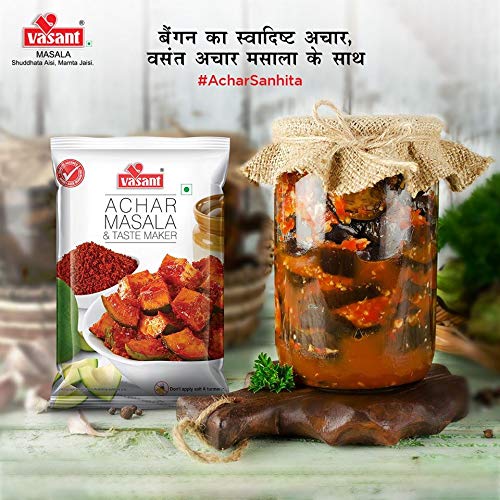 VASANT Achar Masala Powder 100Gm - Authentic Indian Pickle Spice Mix | All-Natural No Artificial Colors or Preservatives | Perfect for Homemade Pickles, Chutneys & Curry Seasoning | Pack of 1