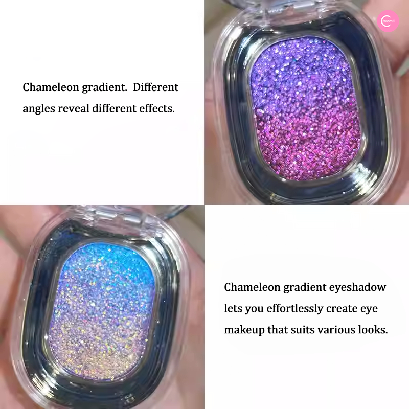 CHARMACY Multichrome Eyeshadow & Highlighter - Gradient Shimmer Makeup for Day & Night Looks - Perfect for Parties, Cosplay, and Special Occasions