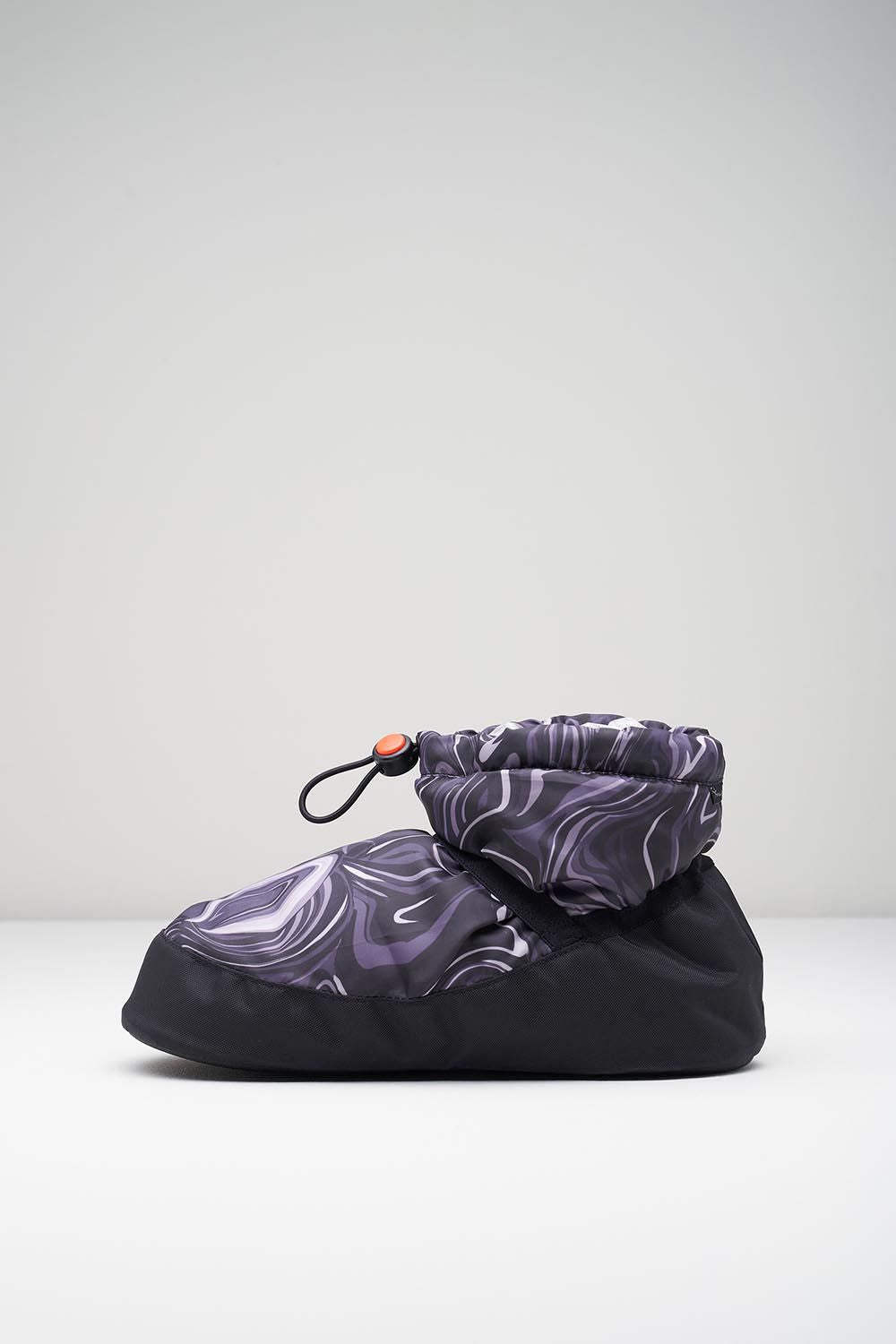 Stylish Adult Swirl Print Ankle Warm Up Booties - Cozy Dance & Yoga Footwear for Women - Perfect for Ballet, Workouts & Cold Weather