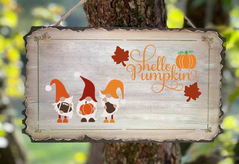 Reusable Self-Adhesive Chalk Mesh Stencils for Fall & Autumn - Silk Screen Painting Transfers for Wood, Crafts, DIY Farmhouse Signs - Screen Printing Starter Kit with Chalk Paste | Perfect for Seasonal Decor, DIY Projects & Home Crafting