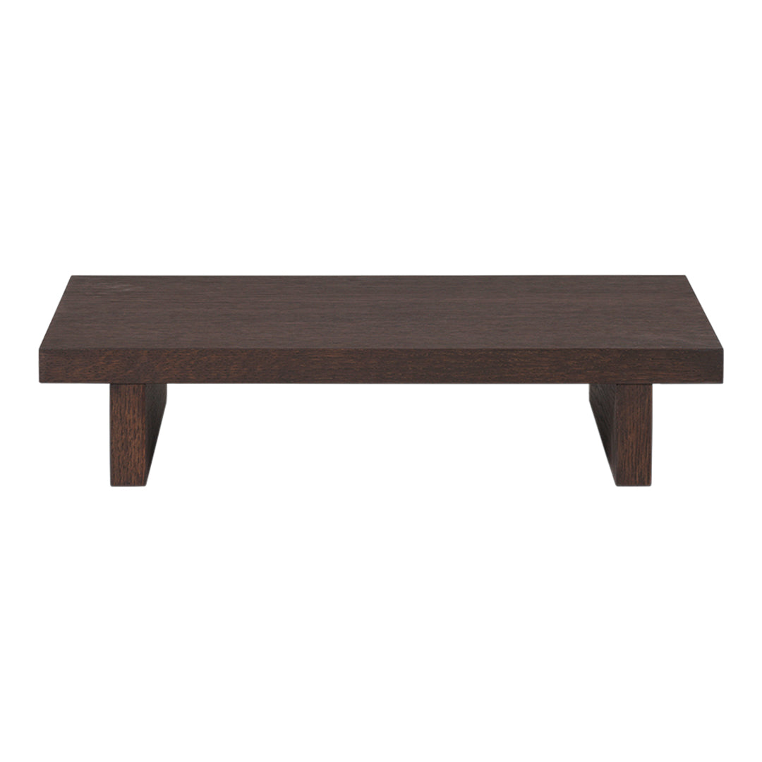 Ferm Living Kona Side Table - Modern Scandinavian End Table with Wooden Top for Living Room, Bedroom & Office Decor