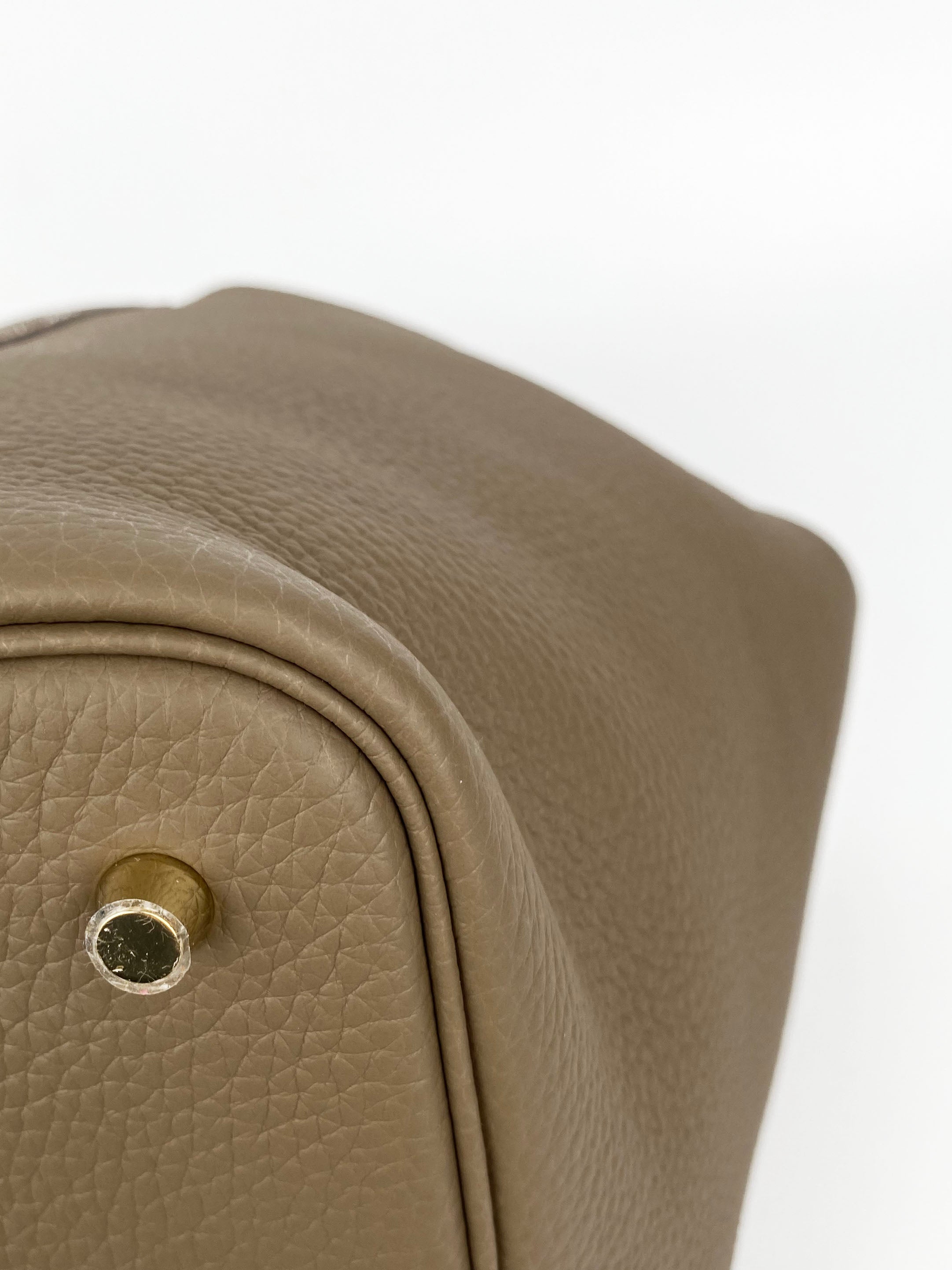 Authentic Hermes Picotin Lock 22 Handbag in Etoupe - Luxury Tote Bag for Women, Perfect for Everyday Use, Work & Travel