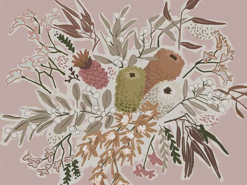 Bush Blooms Canvas Art Print - Vibrant Floral Wall Decor for Living Room, Bedroom & Office - Perfect for Home & Office Decor