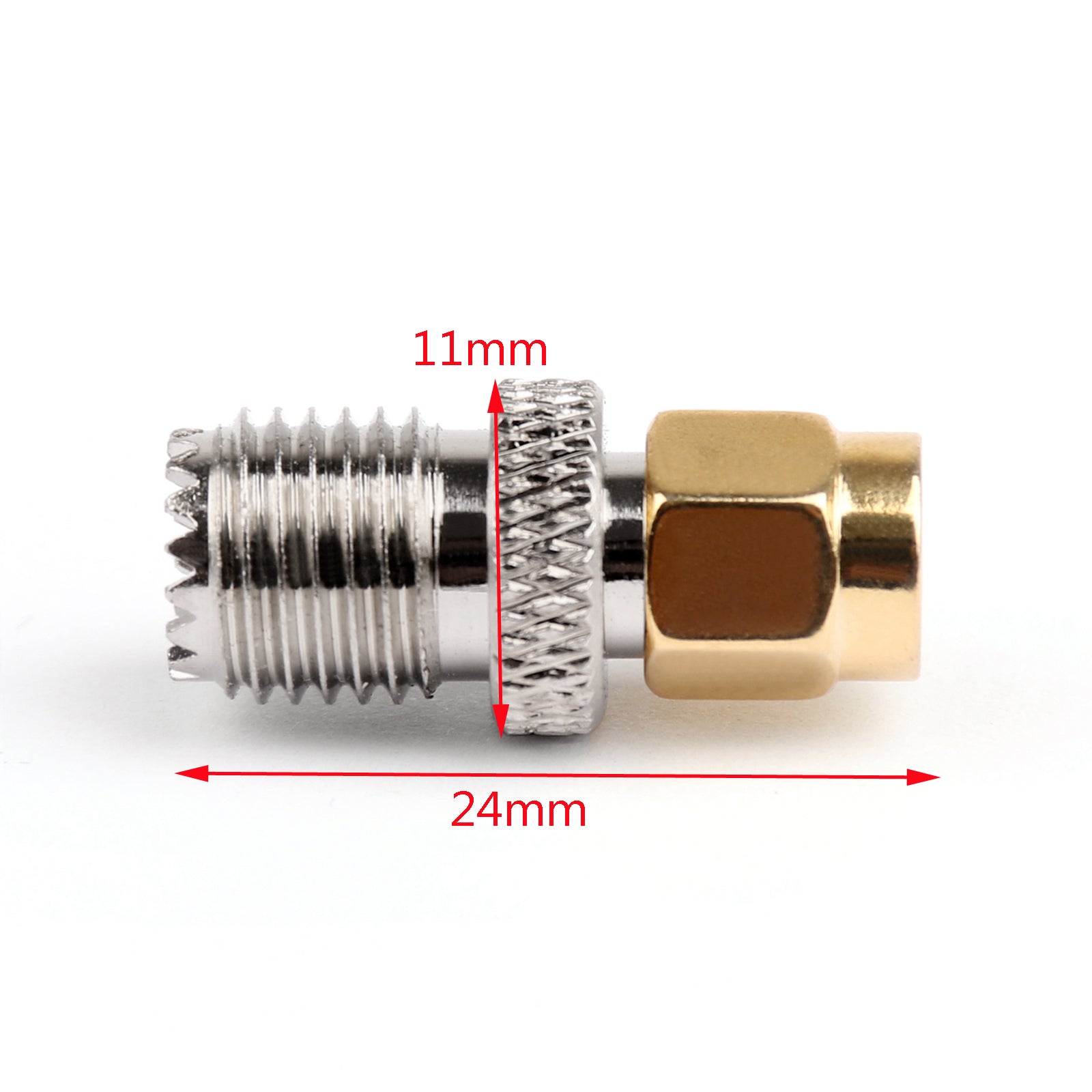 10Pcs SMA Male to Mini UHF Female Straight RF Coaxial Adapter 50Ω - Perfect for Ham Radio, Antenna Connections & CCTV Installations
