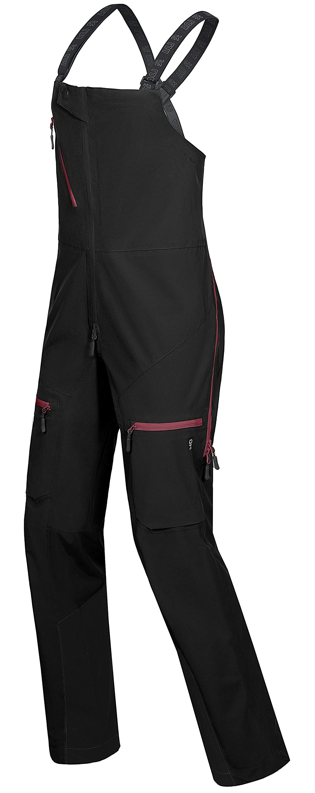 Little Donkey Andy Women's Waterproof Snow Bib Overalls - Windproof Ski Pants with Suspenders for Outdoor Winter Sports & Snow Activities