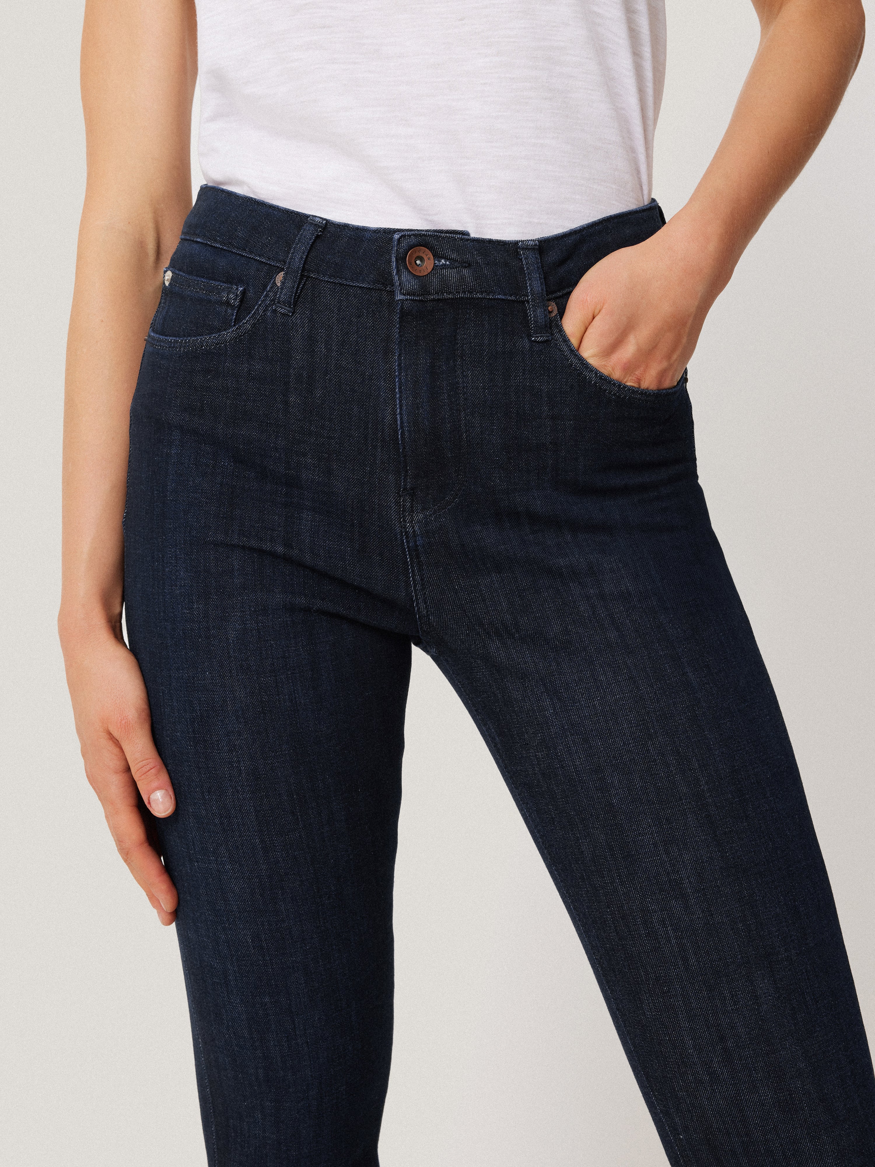 Richmond Skinny Jeans for Women - High Waist Stretch Denim Pants in Indigo Blue | Perfect for Casual Wear, Office & Night Out