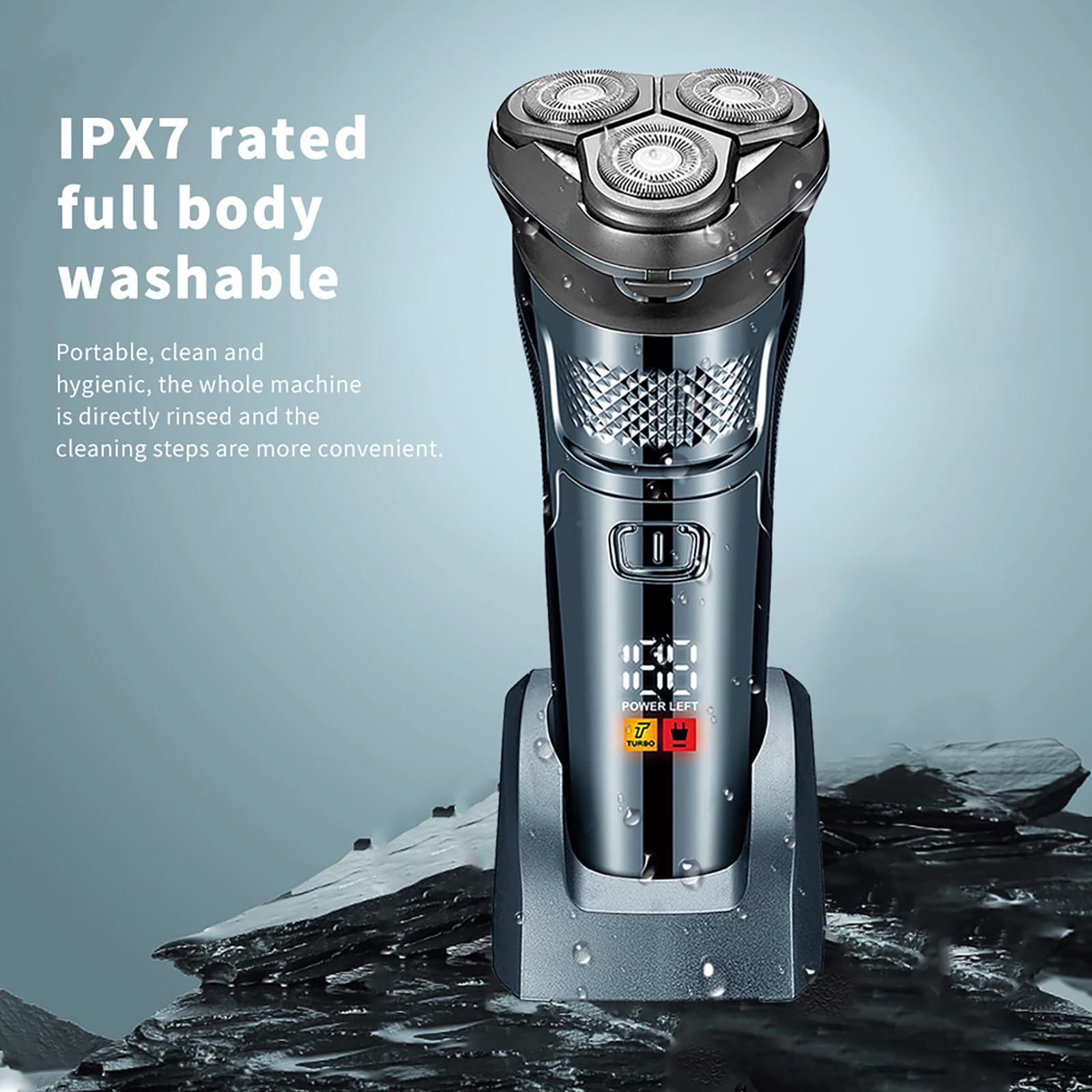 Best Cordless Electric Shaver for Men - 3D Floating Head & USB Rechargeable - Multifunctional Beard Trimmer & Grooming Kit - Perfect for Travel, Home & Office Use