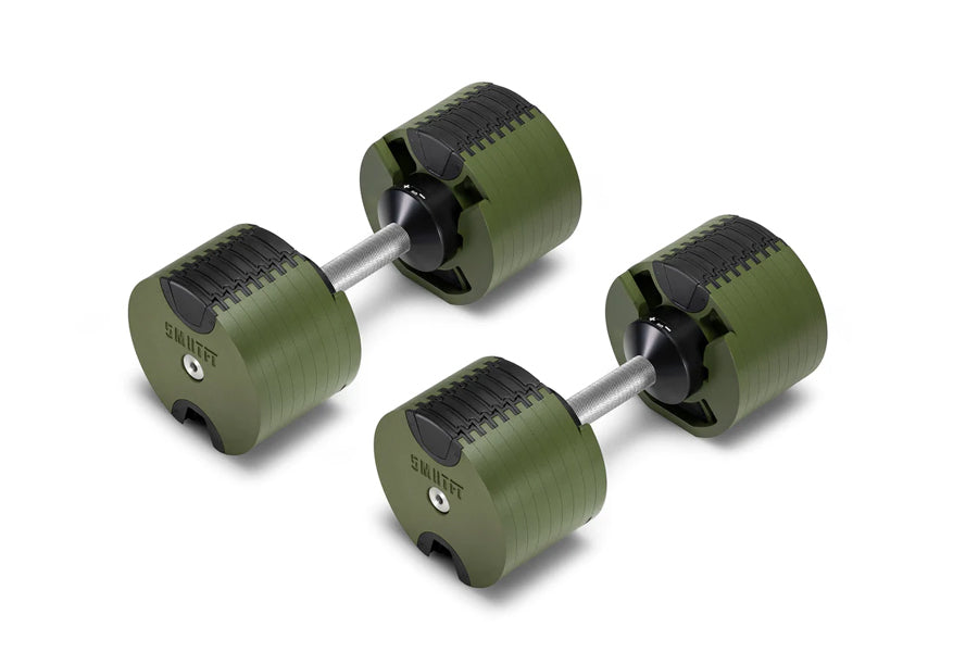 NÜOBELL 80lb Adjustable Dumbbells Set - Tactical Weight Dumbbells for Home Gym, Strength Training & CrossFit Workouts - Perfect for Small Spaces & Full-Body Exercises