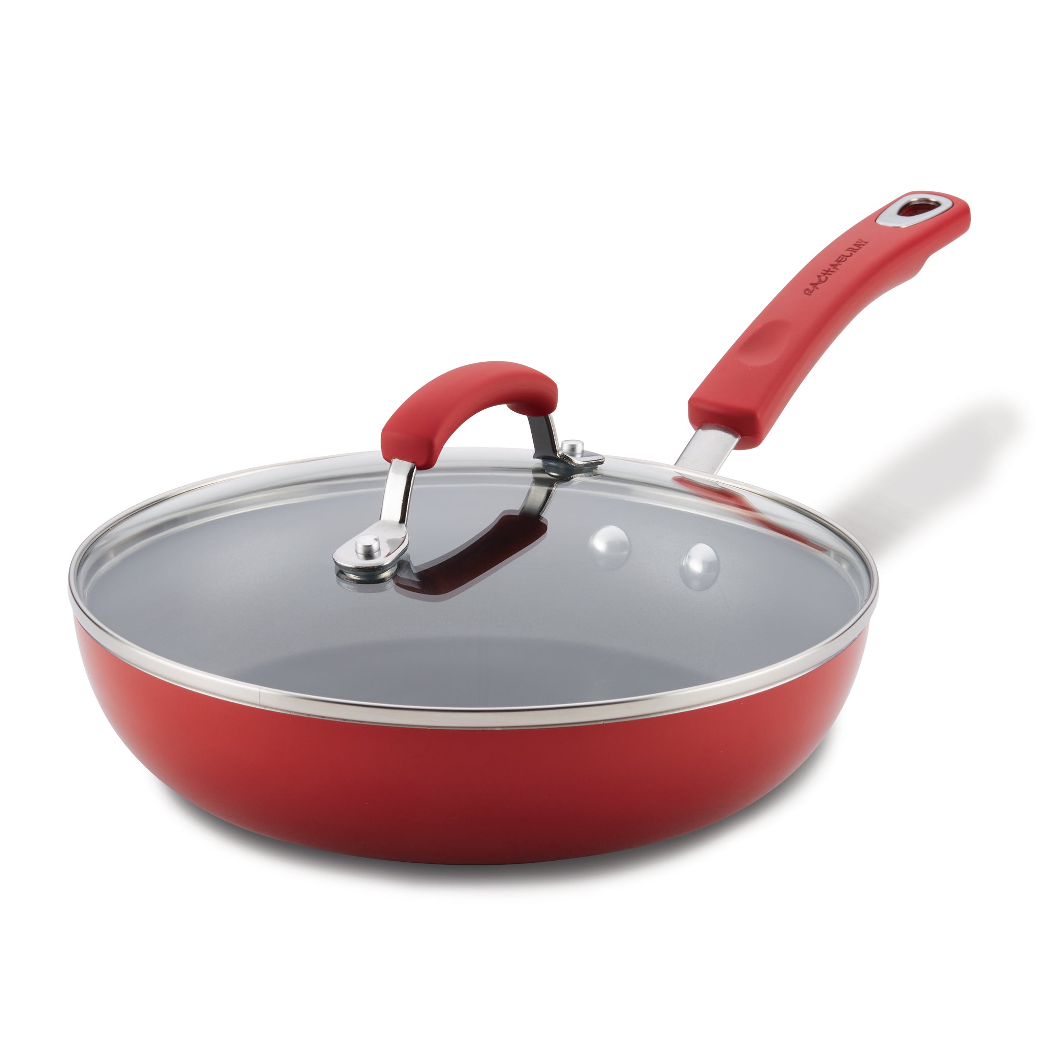 9.5 Inch Nonstick Deep Fry Pan with Lid - Perfect for Frying Chicken, Fish, and Donuts at Home