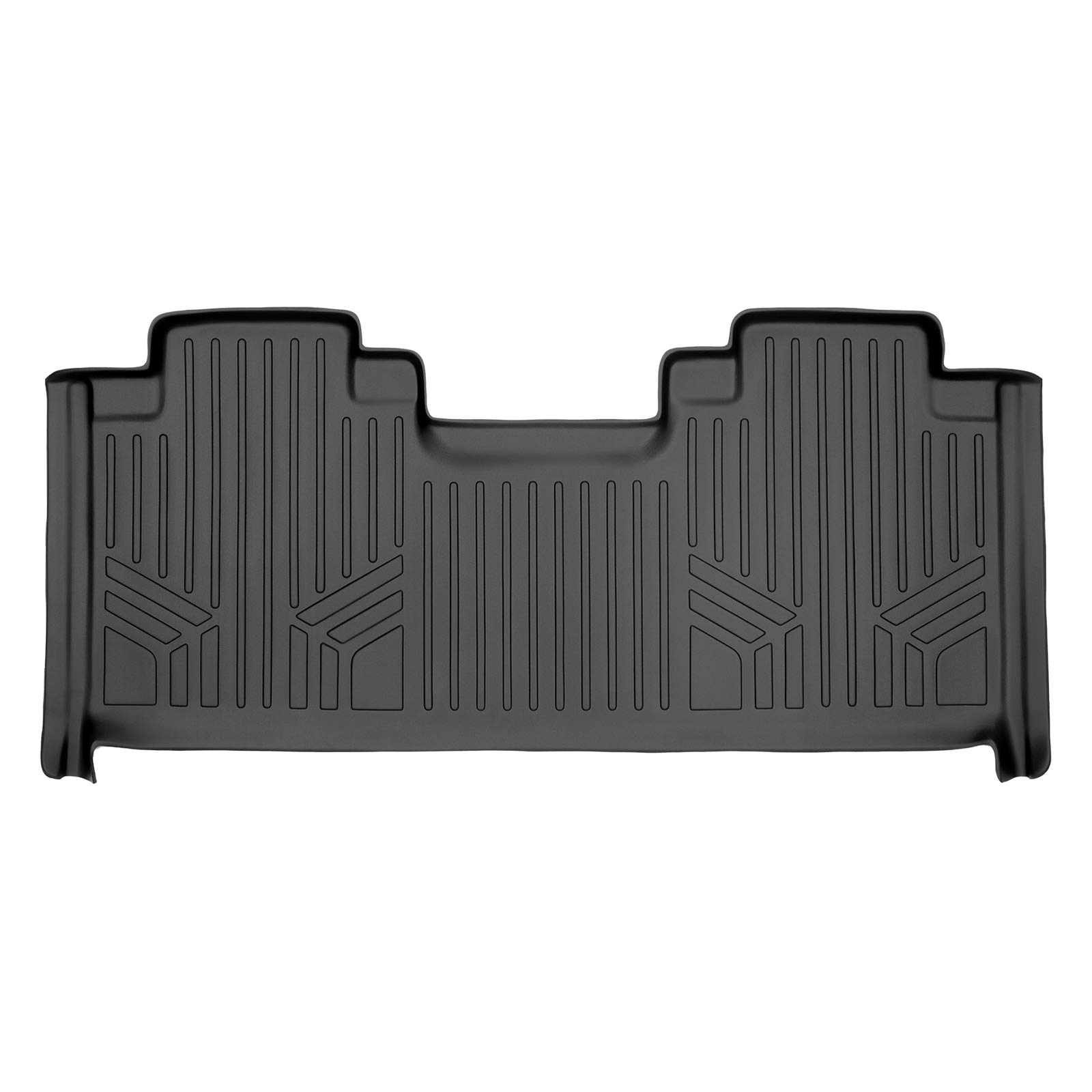 Premium MAXLINER Floor Mats for 2015-2022 Ford F-150 SuperCab - 2nd Row Liner Black with 1st Row Bucket Seats | All-Weather Protection & Custom Fit | Perfect for Off-Roading, Daily Commutes & Family Road Trips