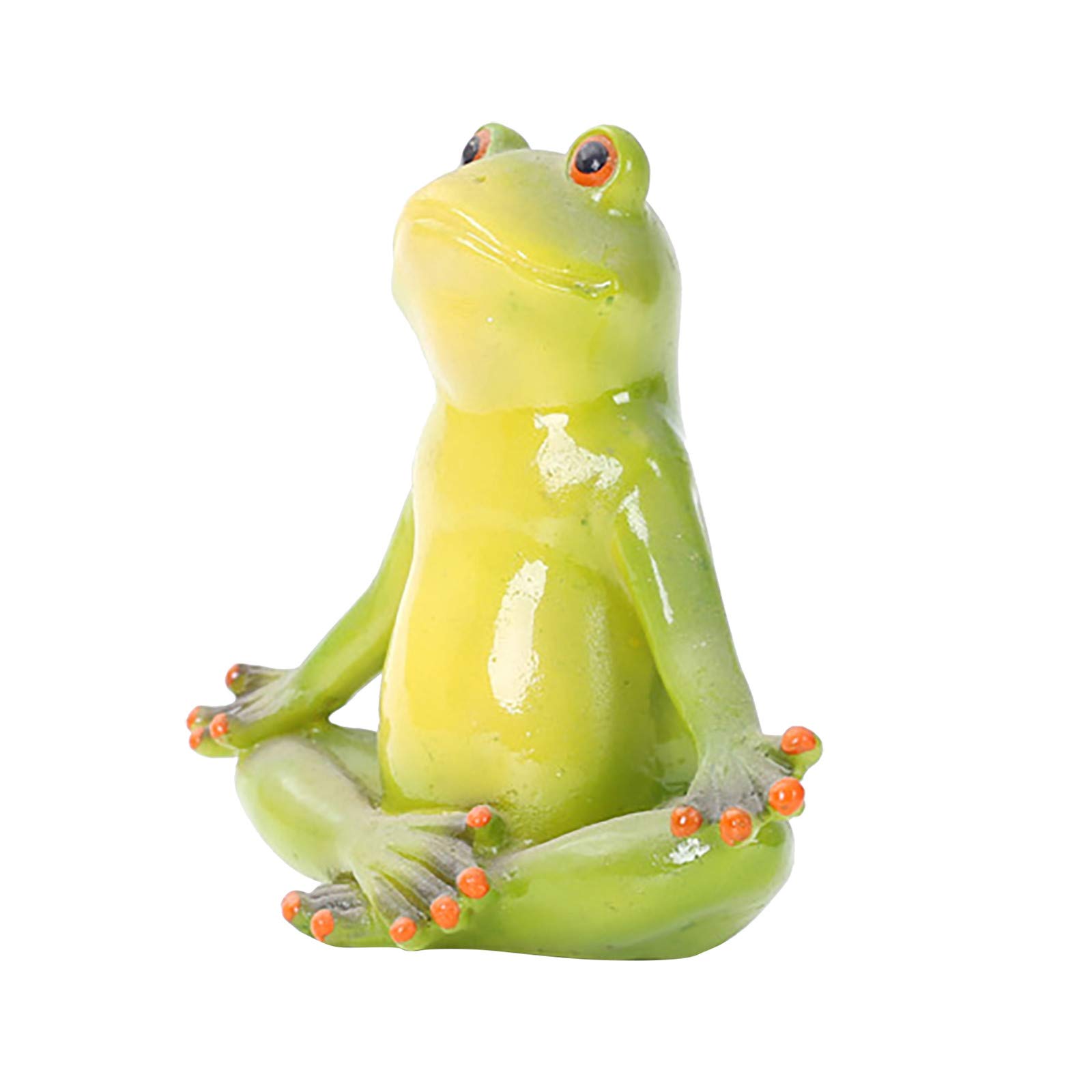 Handmade Resin Frog Table Decor - Cute Animal Centerpiece for Yoga, Bedroom & Living Room - Home Decoration & Wall Hanging Gift Idea | Perfect for Zen Spaces, Nursery Decor and Housewarming Gifts