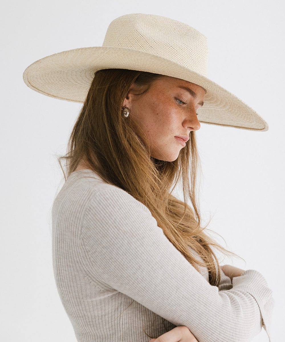 Stylish Meg Wide Brim Fedora Hat for Women & Men - Fashionable Sun Protection - Perfect for Outdoor Activities, Beach Vacations & Summer Parties