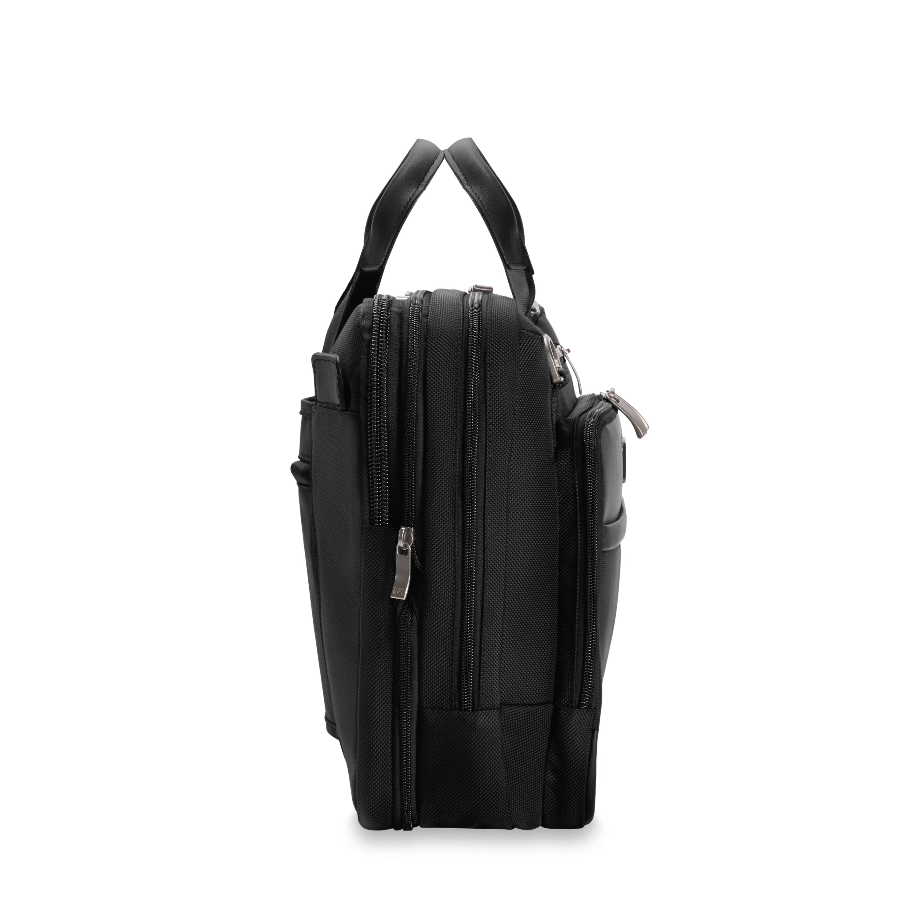 Briggs & Riley @work 2.0 Medium Expandable Business Briefcase - Premium Laptop Bag for Professionals, Perfect for Office, Business Travel & Commuting