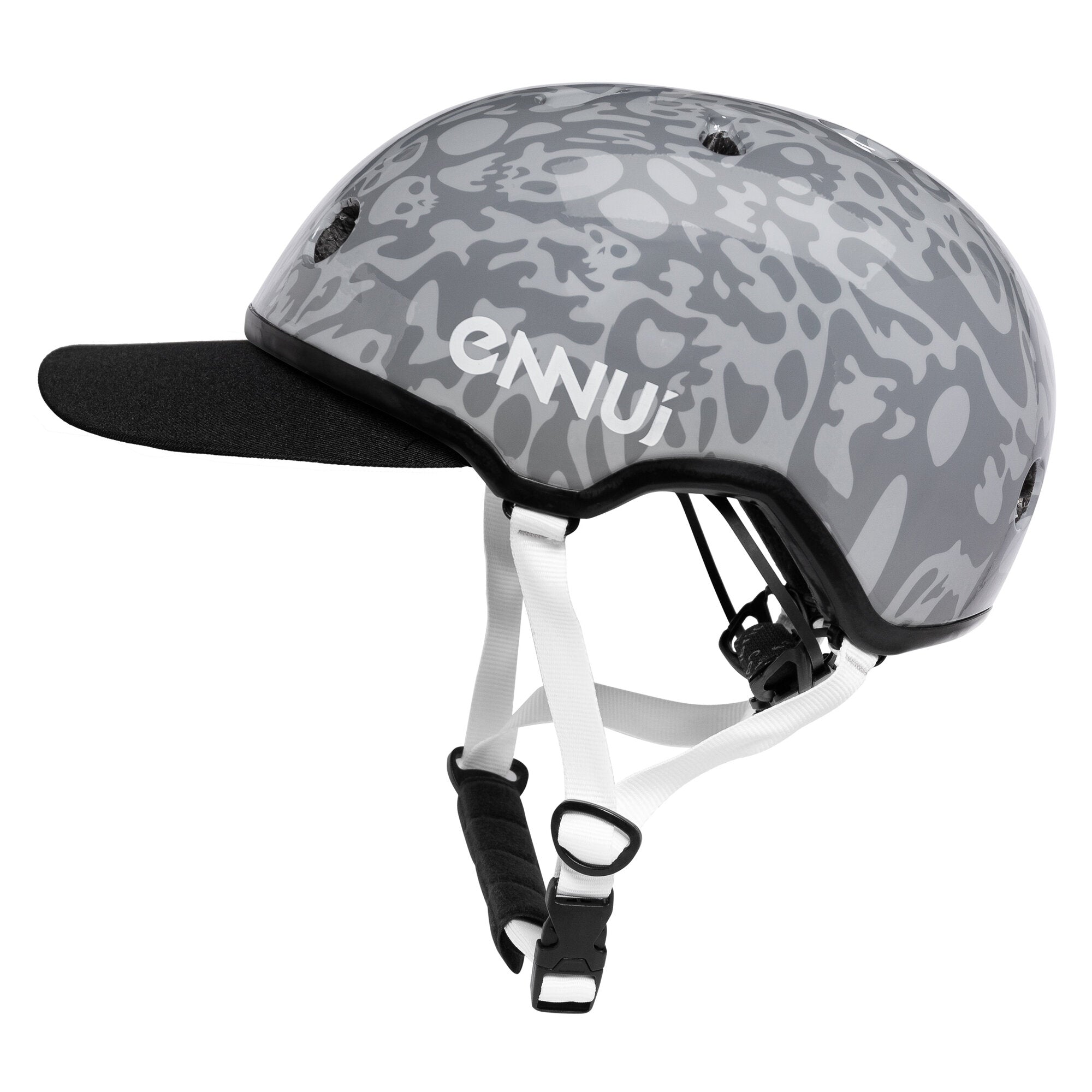 Elite Deadly Smoke Grey Baseball Cap with Removable Peak - Stylish & Adjustable for Outdoor Sports, Casual Wear & Daily Fashion