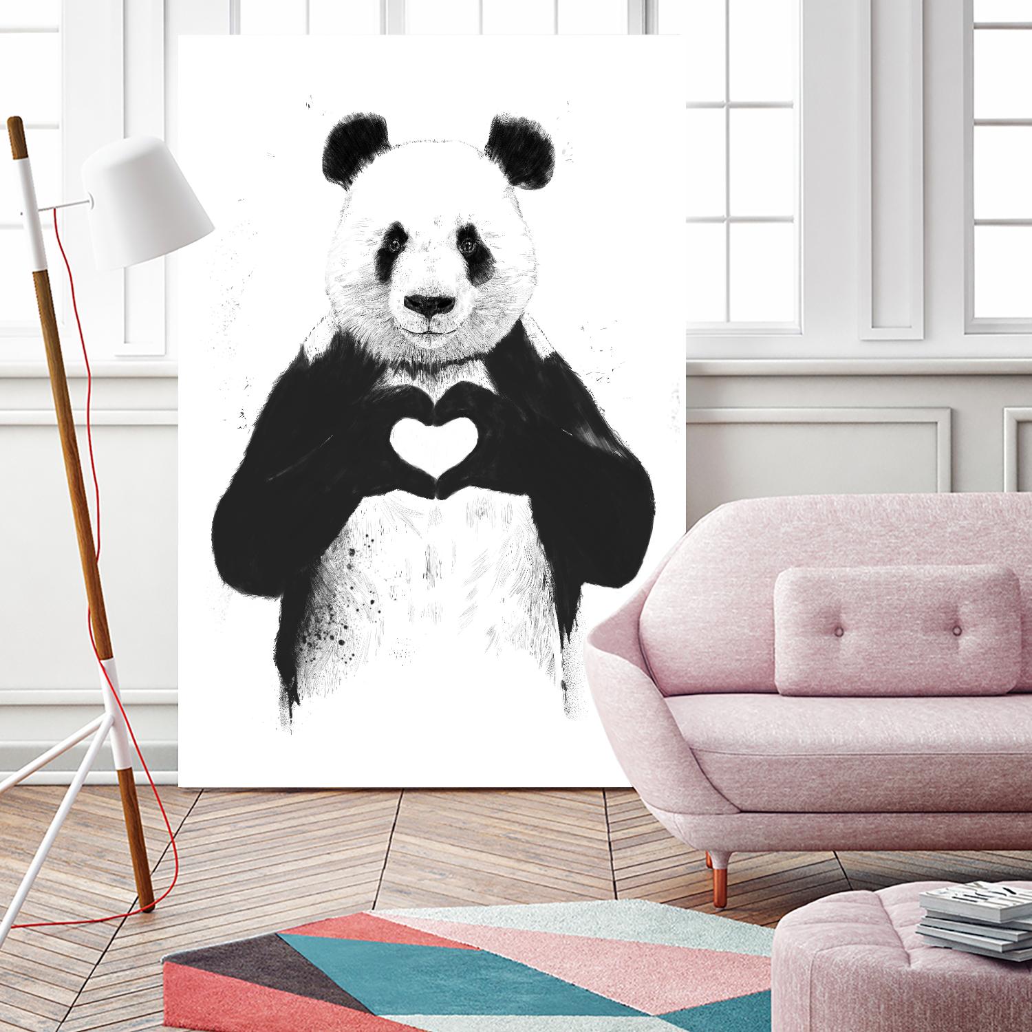 All You Need is Love - Inspirational Wall Art Decor for Home, Office & Gifts | Perfect for Living Room, Bedroom & Wedding Decorations