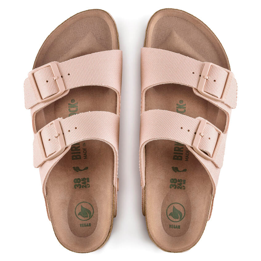 Birkenstock Arizona Vegan Sandals for Women - Light Pink | Comfortable & Stylish Footwear for Casual Outings, Beach Trips, and Everyday Wear
