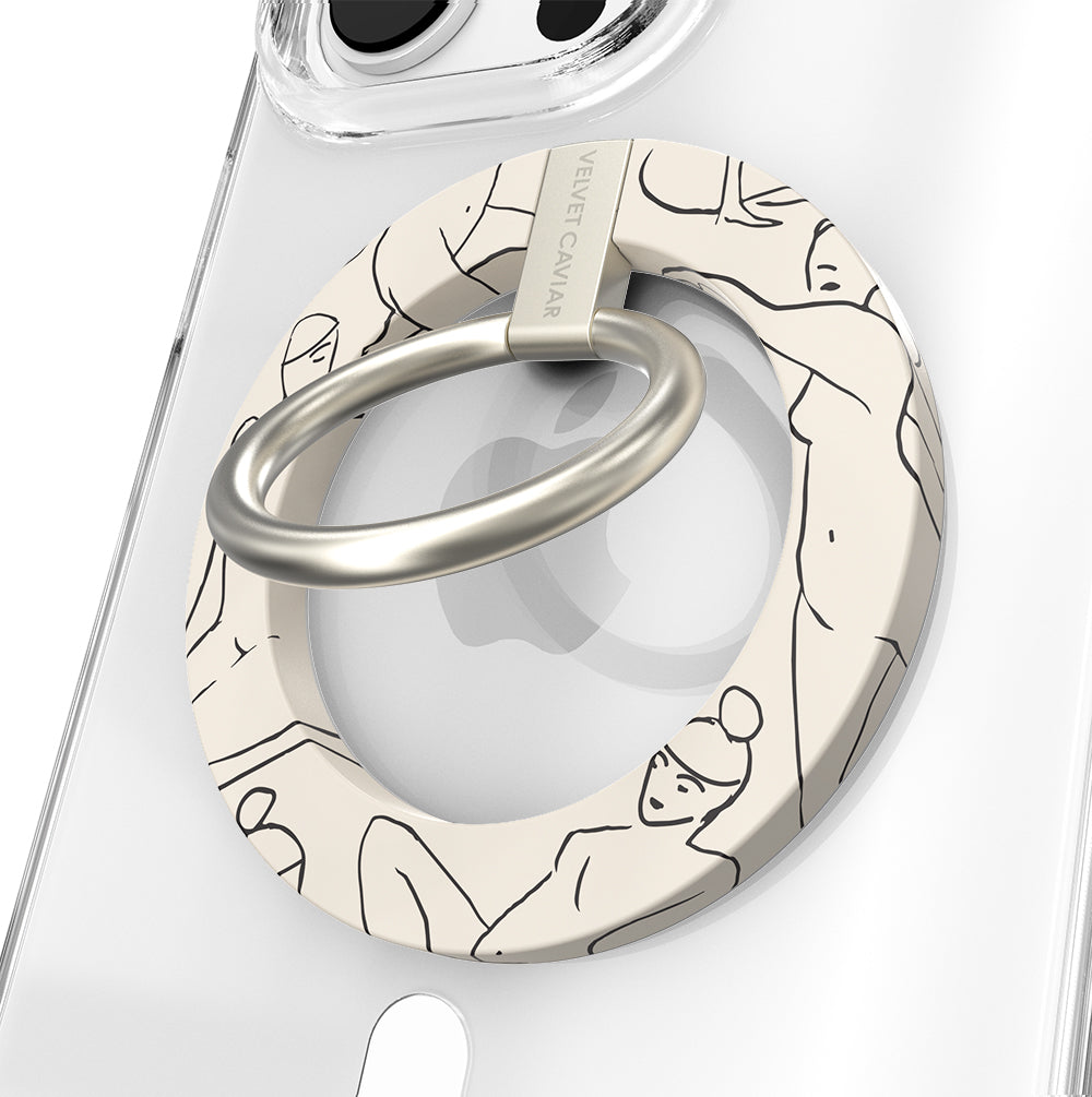 Beautiful Bodies MagSafe Grip Ring - Secure Phone Holder for iPhone 12/13/14/15 Pro Max, Magnetic Phone Grip Stand for Car, Desk & One-Handed Use - Perfect for Driving, Working & Everyday Convenience