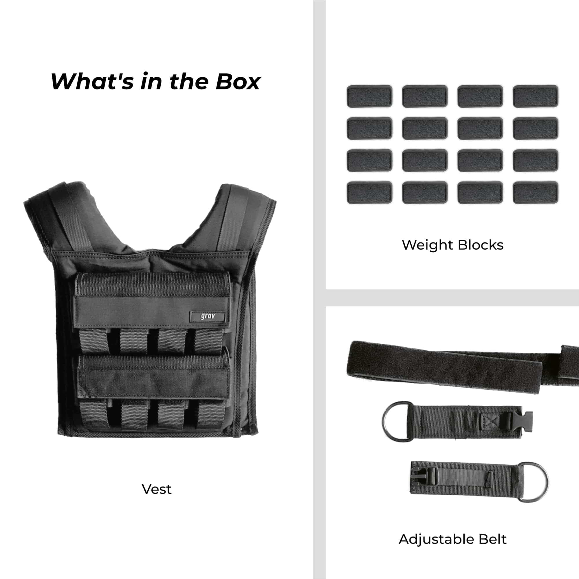 37lb Weighted Vest for Men & Women - Adjustable Gravel Filled Exercise Vest for CrossFit, Running, Strength Training & Workouts - Fitness Training Gear for Home Gym & Outdoor Workouts