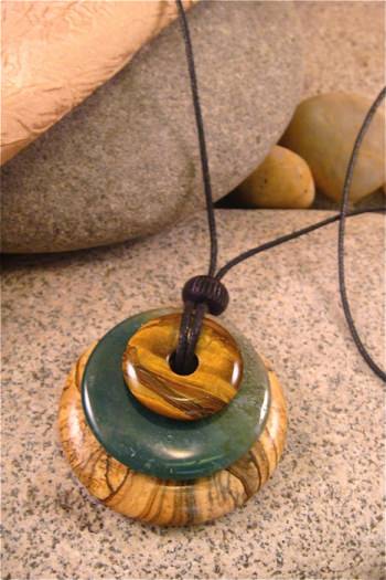Power Talisman Necklace for Protection & Strength – Spiritual Jewelry for Meditation, Energy Healing & Daily Wear