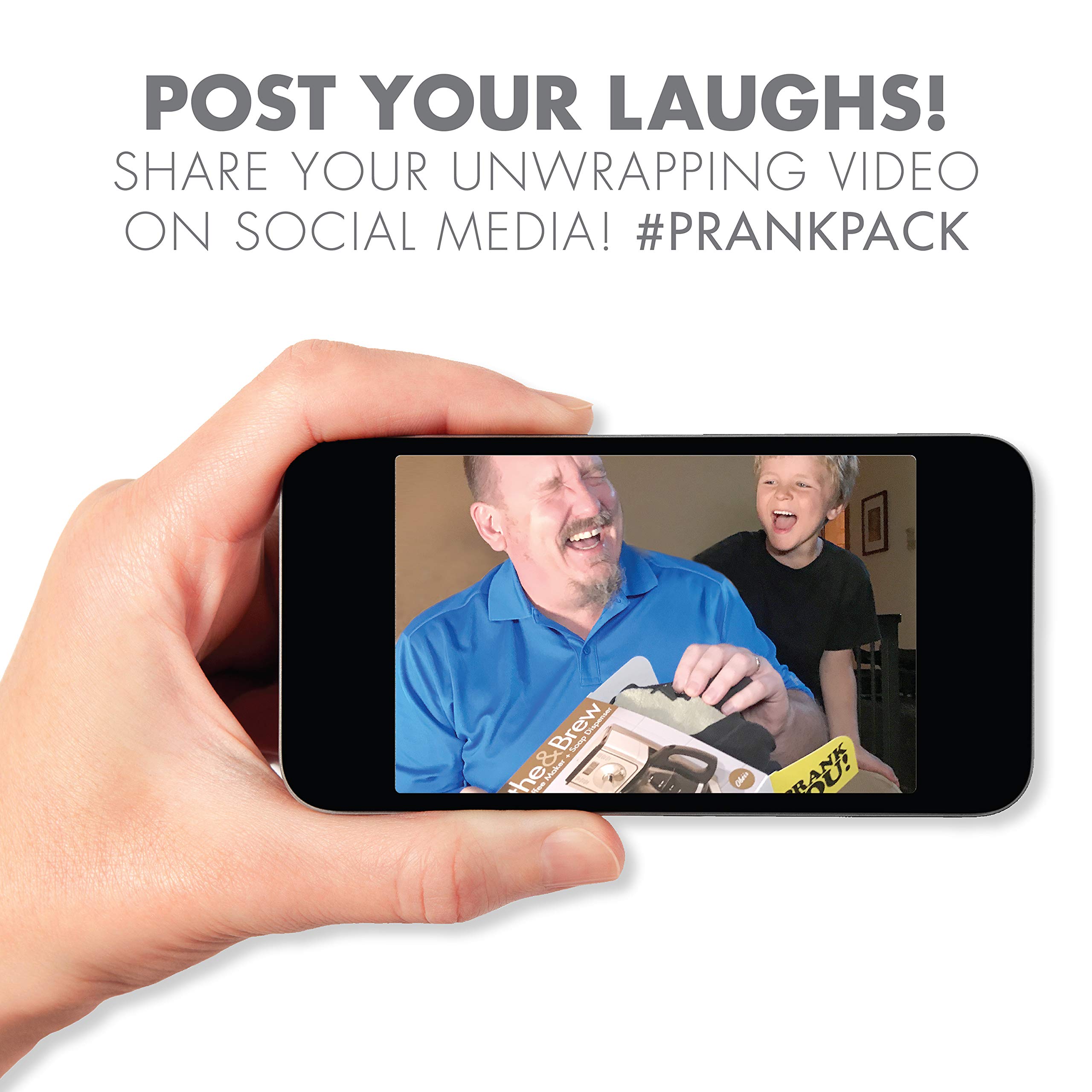 Funny Prank Pack - Scrap'n Snacks Prank Gift Box | Authentic Gag Present Box for Jokers & Pranksters | Perfect for Birthday Pranks, Office Gifts & Surprise Parties