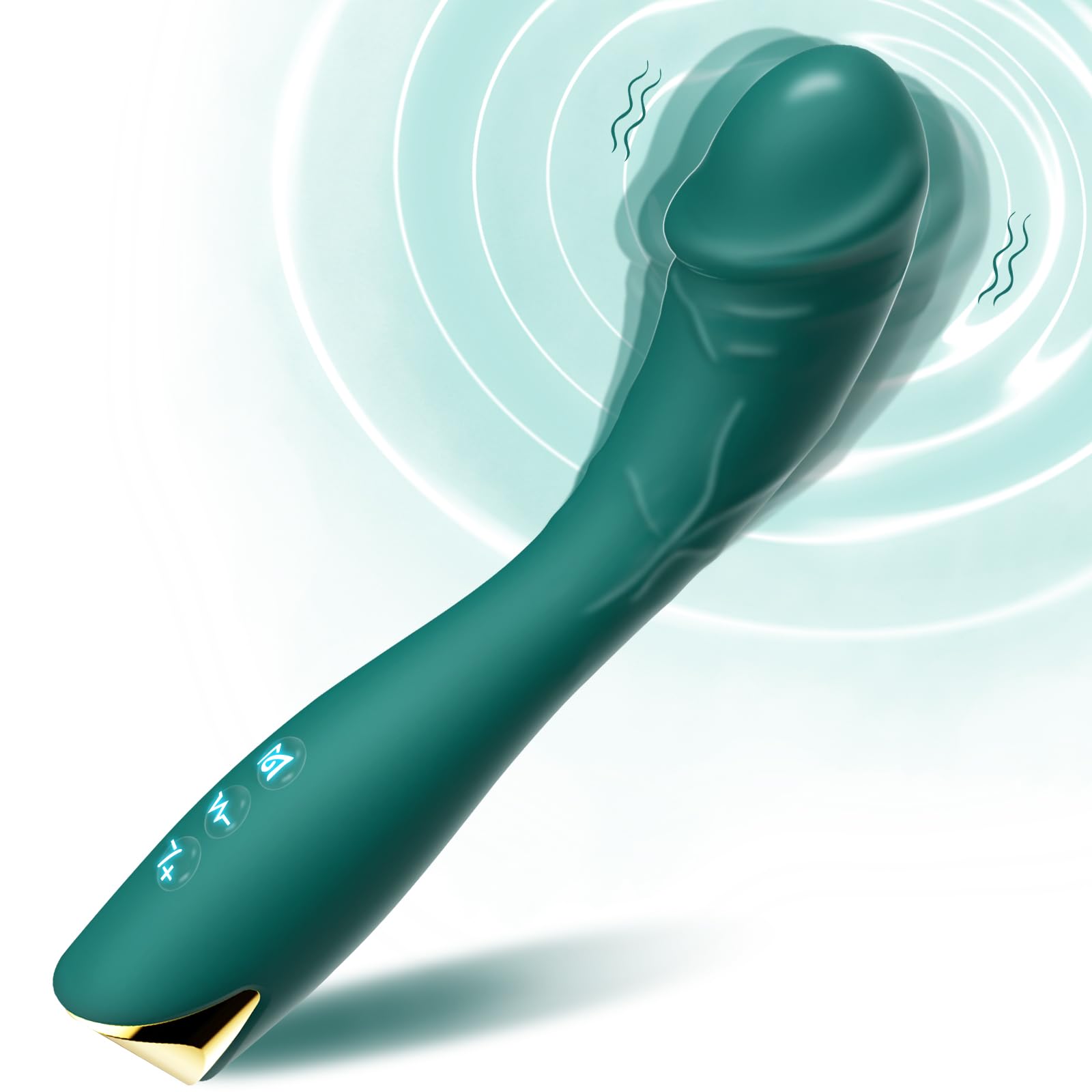 Premium Realistic Curved G-Spot Vibrator for Women - 10 Powerful Vibration Modes & Clitoral Stimulator - Adult Sex Toy for Solo Play & Couples Pleasure - Perfect for G-Spot, Vaginal & Anal Stimulation - Enhance Intimacy & Spice Up Your Sex Life