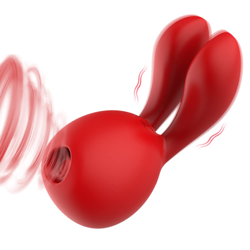 Premium Rabbit Vibrator for Women - 2 in 1 Dual Stimulation with 13 Vibration Modes, Clitoral & Nipple Massager for Intimate Pleasure - Perfect Couples Sex Toy & Romantic Gift for Her - Enhance Your Bedroom Experience & Spice Up Date Nights