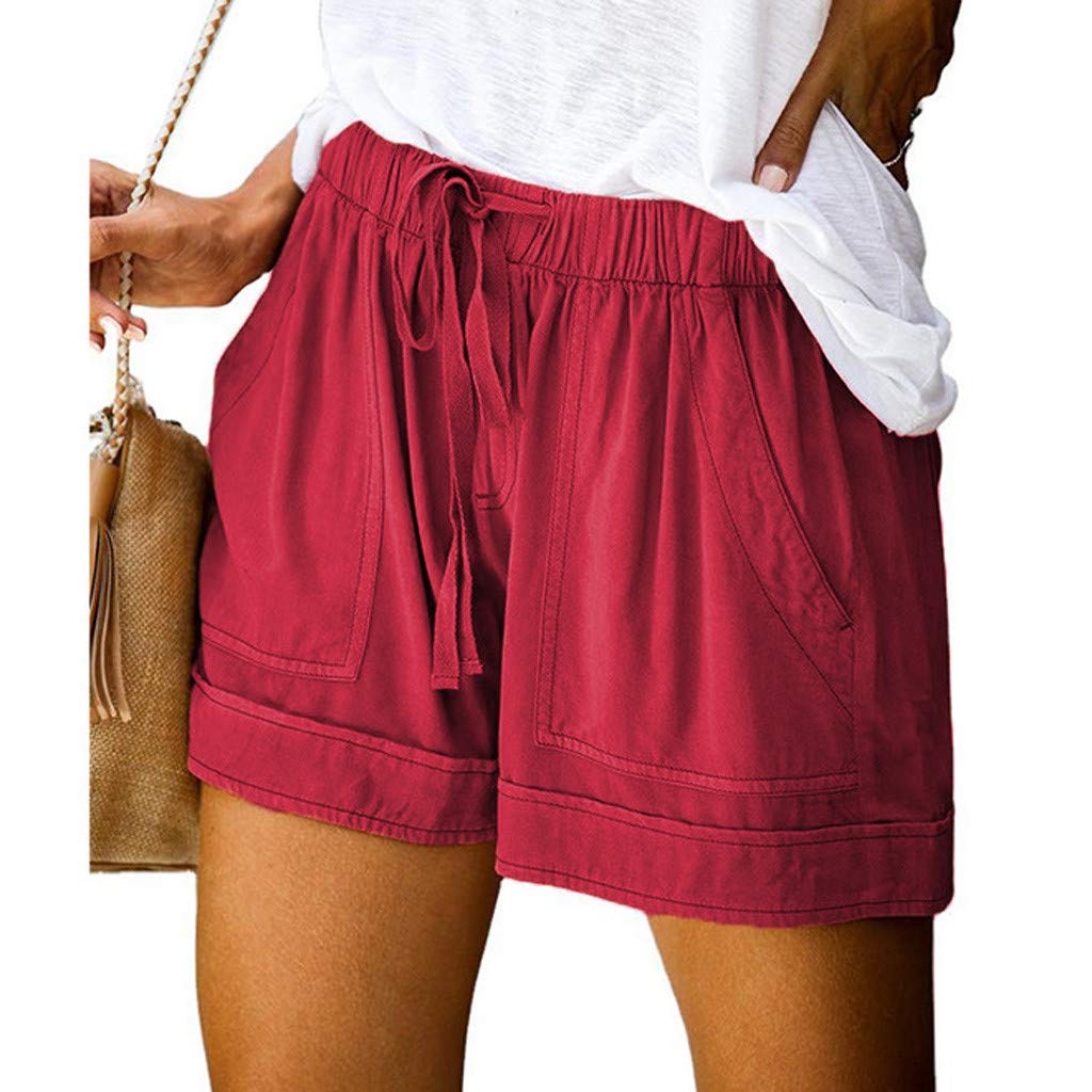**Women's High Waisted Athletic Shorts with Pockets - Plus Size Casual Summer Shorts for Workout, Running & Vacation Outfits | Cargo Pants for Outdoor Activities & Travel**