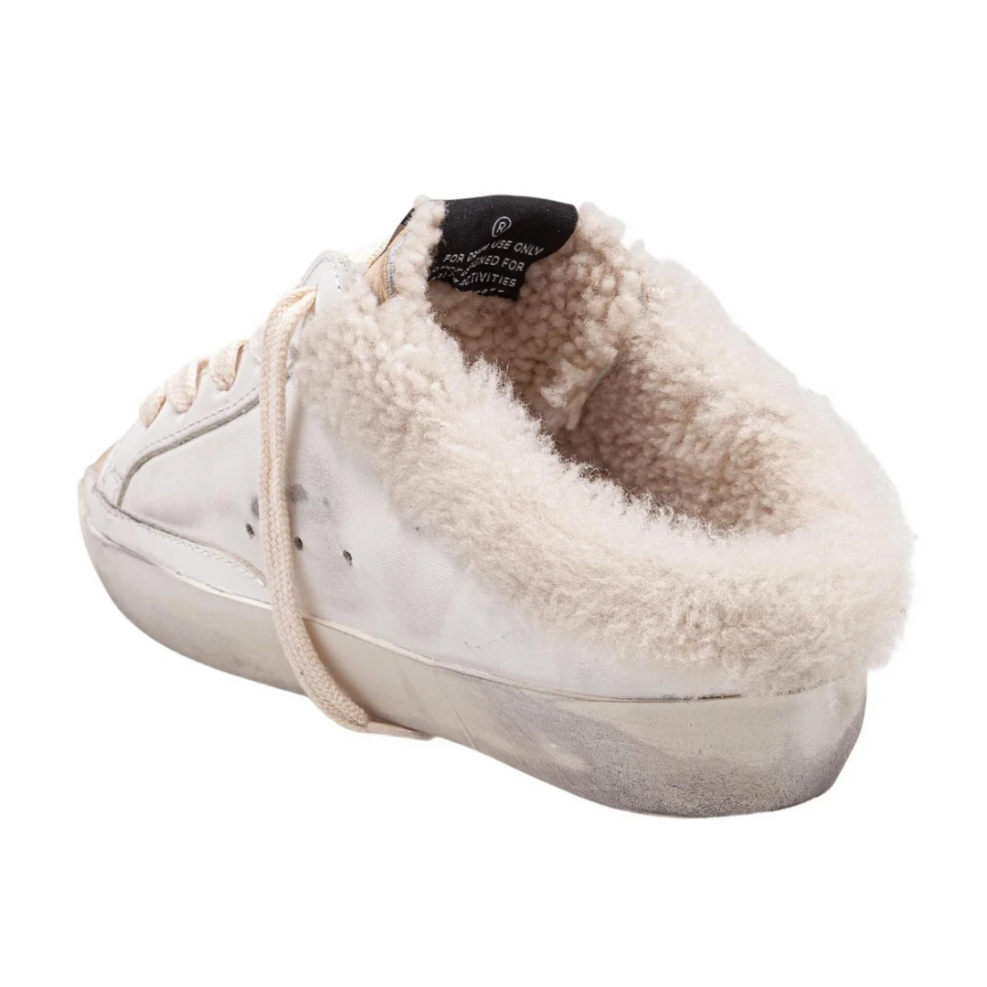 Premium Shearling Super Star Sabot Slippers - Cozy & Stylish Indoor/Outdoor House Shoes for Women - Perfect for Winter, Lounge & Home Comfort