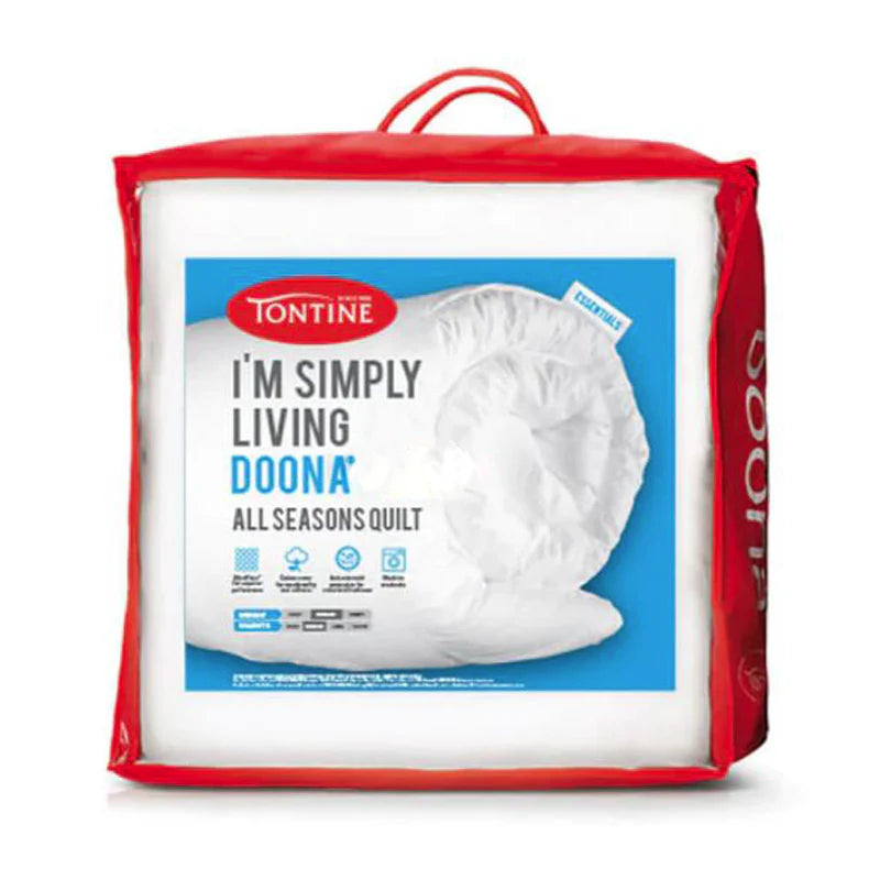 Tontine Microfiber Comforter - Ultra Soft & Hypoallergenic Bedding for All Seasons | Perfect for Cozy Nights, Guest Rooms & Dorm Essentials