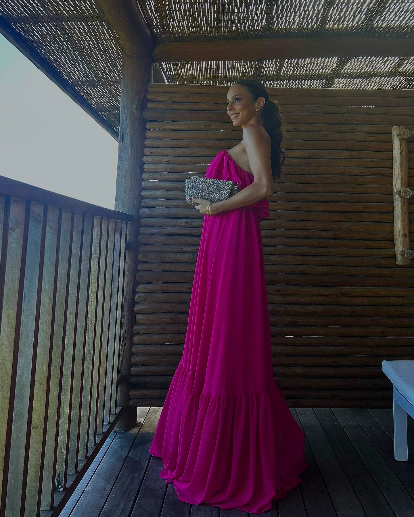 Elegant A-Line Chiffon Ruffle Wedding Guest Dress for Formal Parties & Special Occasions - Perfect for Bridal Showers, Cocktail Receptions & Evening Events - Style J6912
