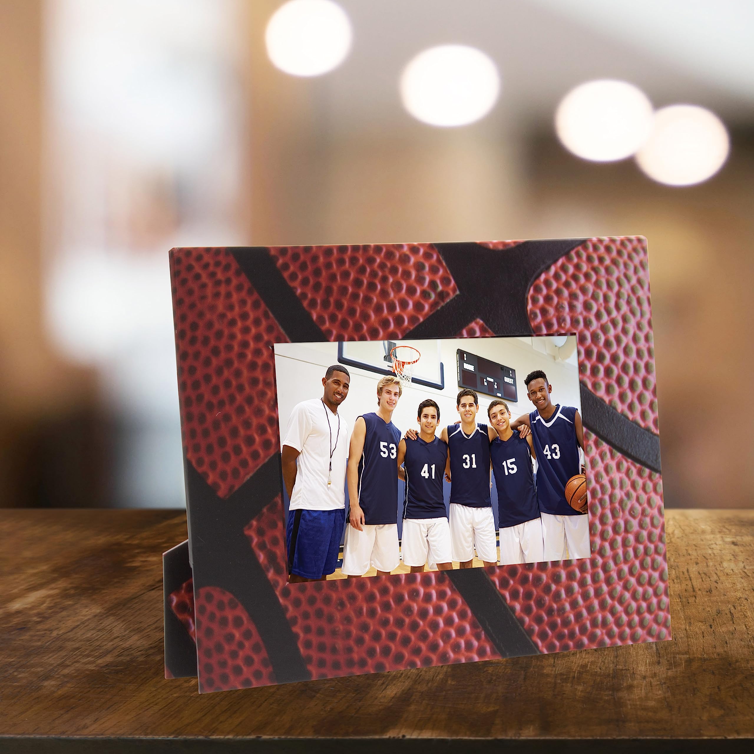 Neil Enterprises Inc. 4x6 or 5x7 Basketball Themed Photo Frames - Pack of 50 - Perfect for Sports Memorabilia, Team Photos, and Basketball Decor