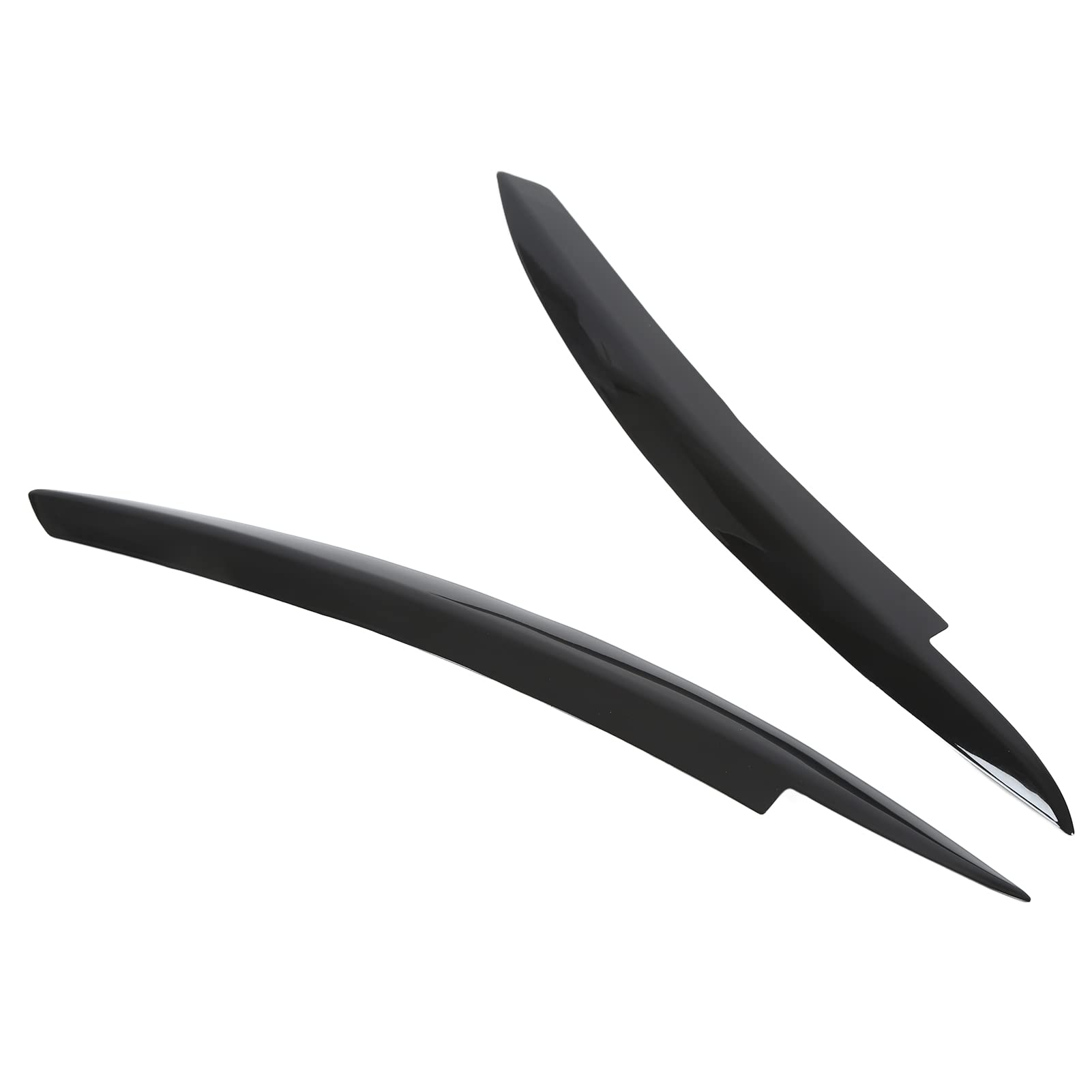 MK6 2008-2012 Car Headlight Eyelid Trim - Left & Right Replacement Decorative Eyebrow Cover for Volkswagen Golf/Jetta | Enhances Style & Protects Headlights (Perfect for Customization & Night Driving)