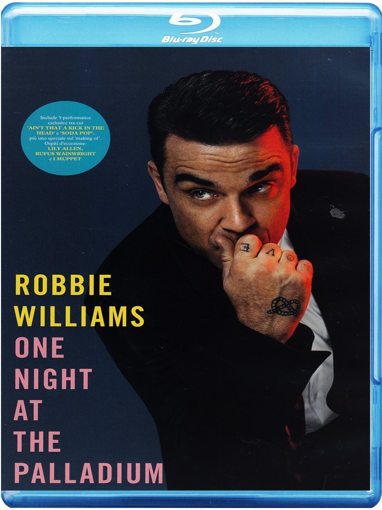 Robbie Williams One Night at the Palladium Blu-ray - Live Concert Film | Italian Import | Perfect for Music Lovers & Home Theater Entertainment
